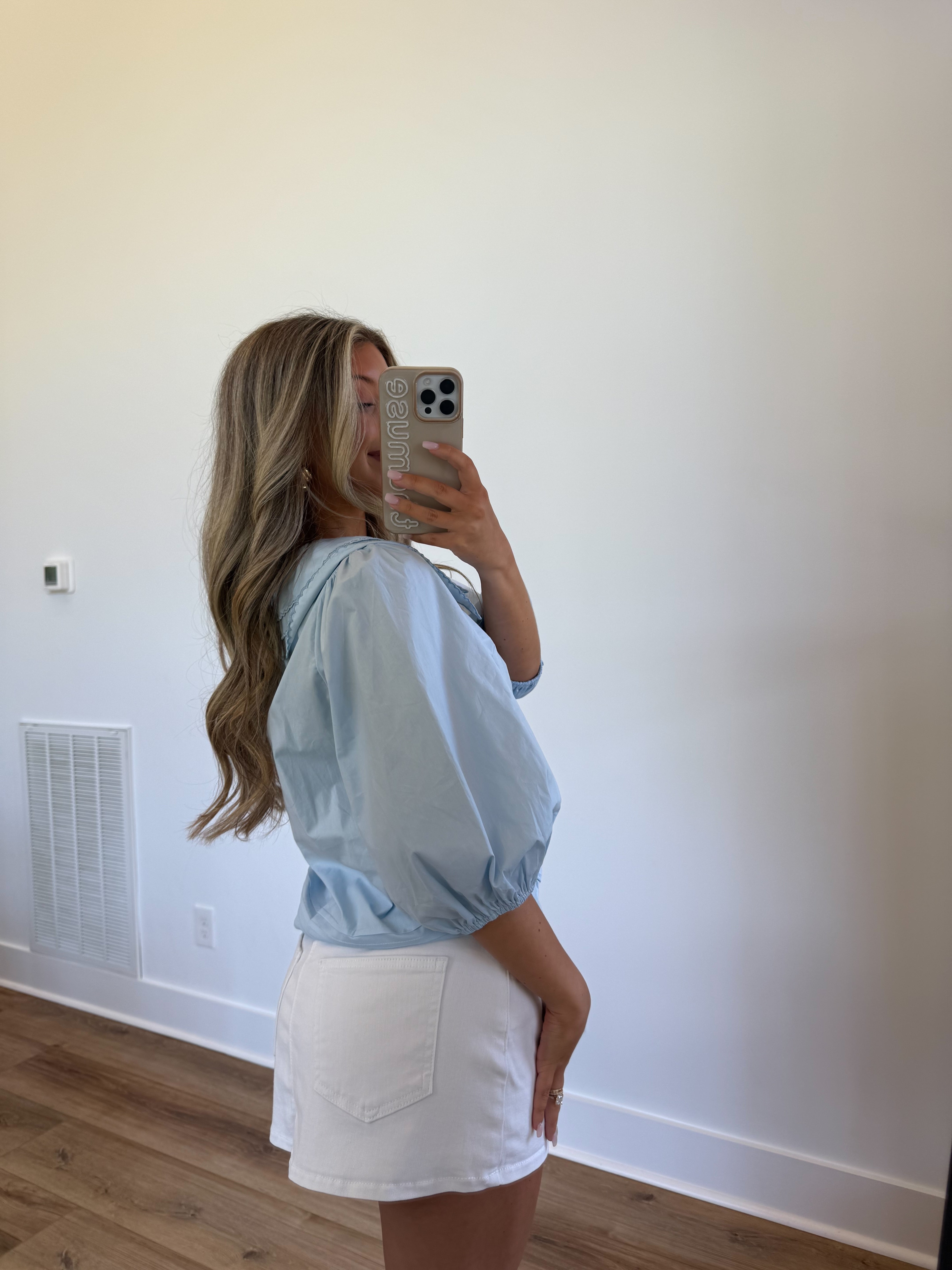 The Heirloom Blouse (Blue)