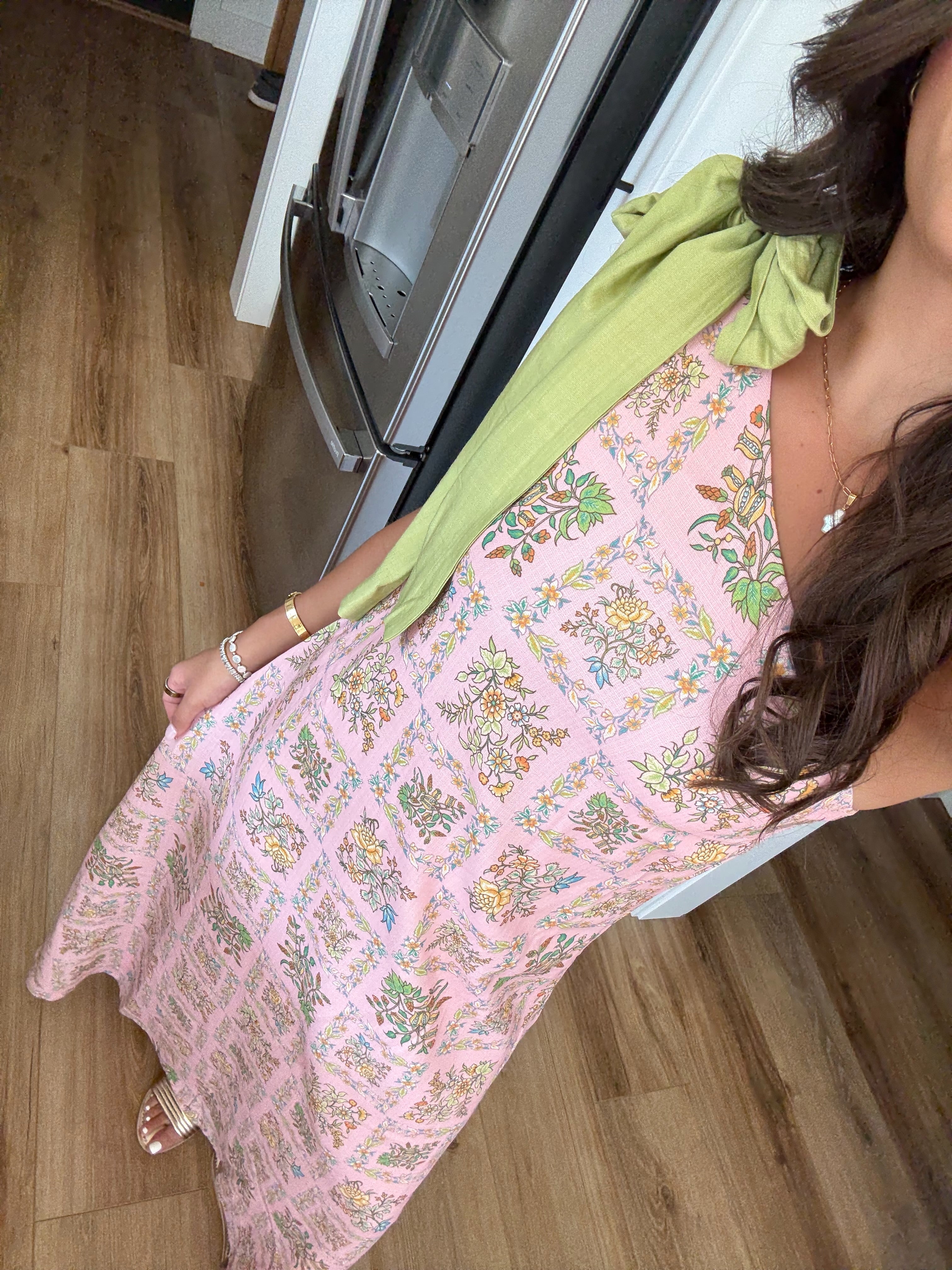 Townes One Shoulder Maxi (Pink)