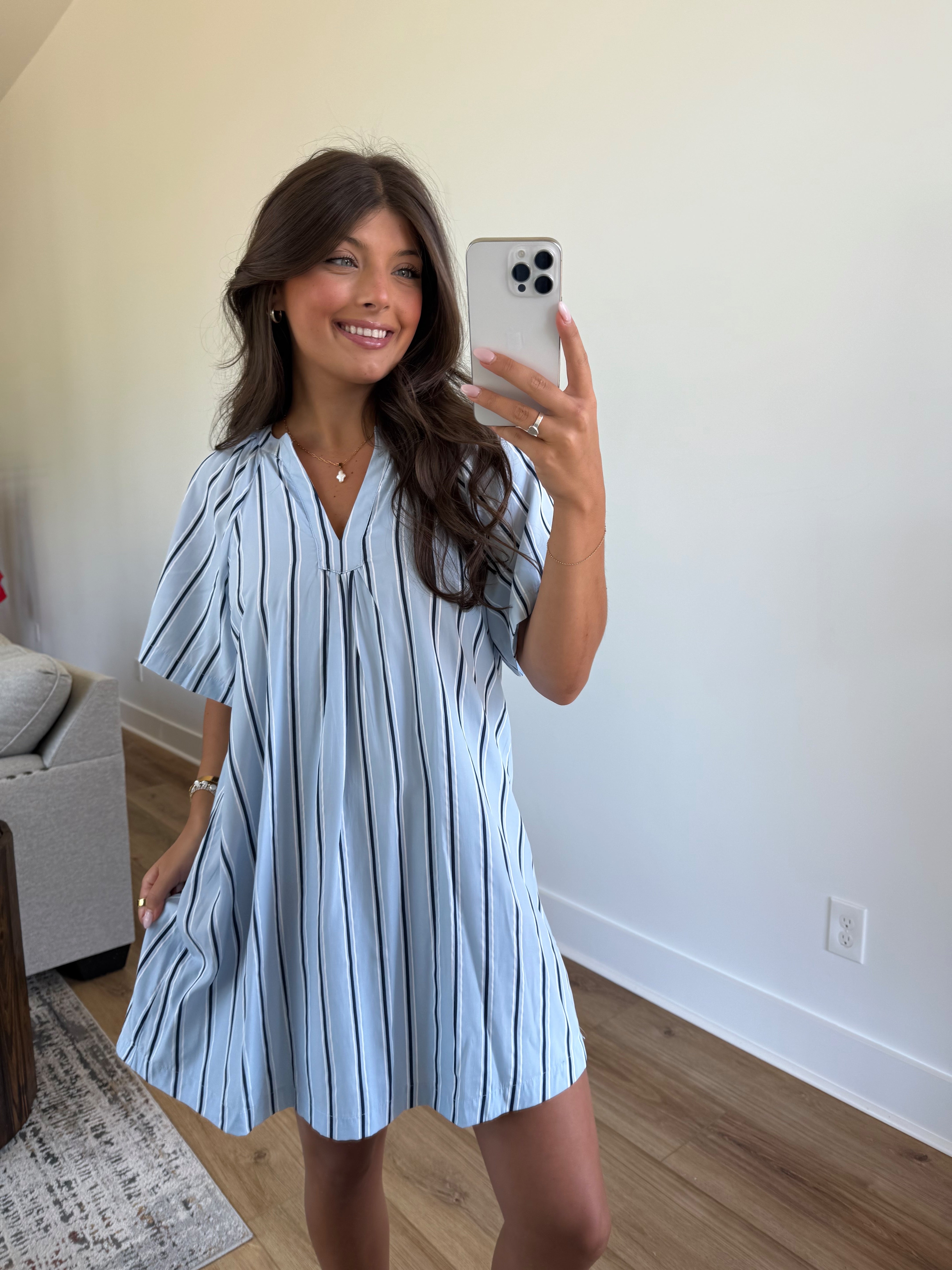 Blueberry Burst Mini Dress
