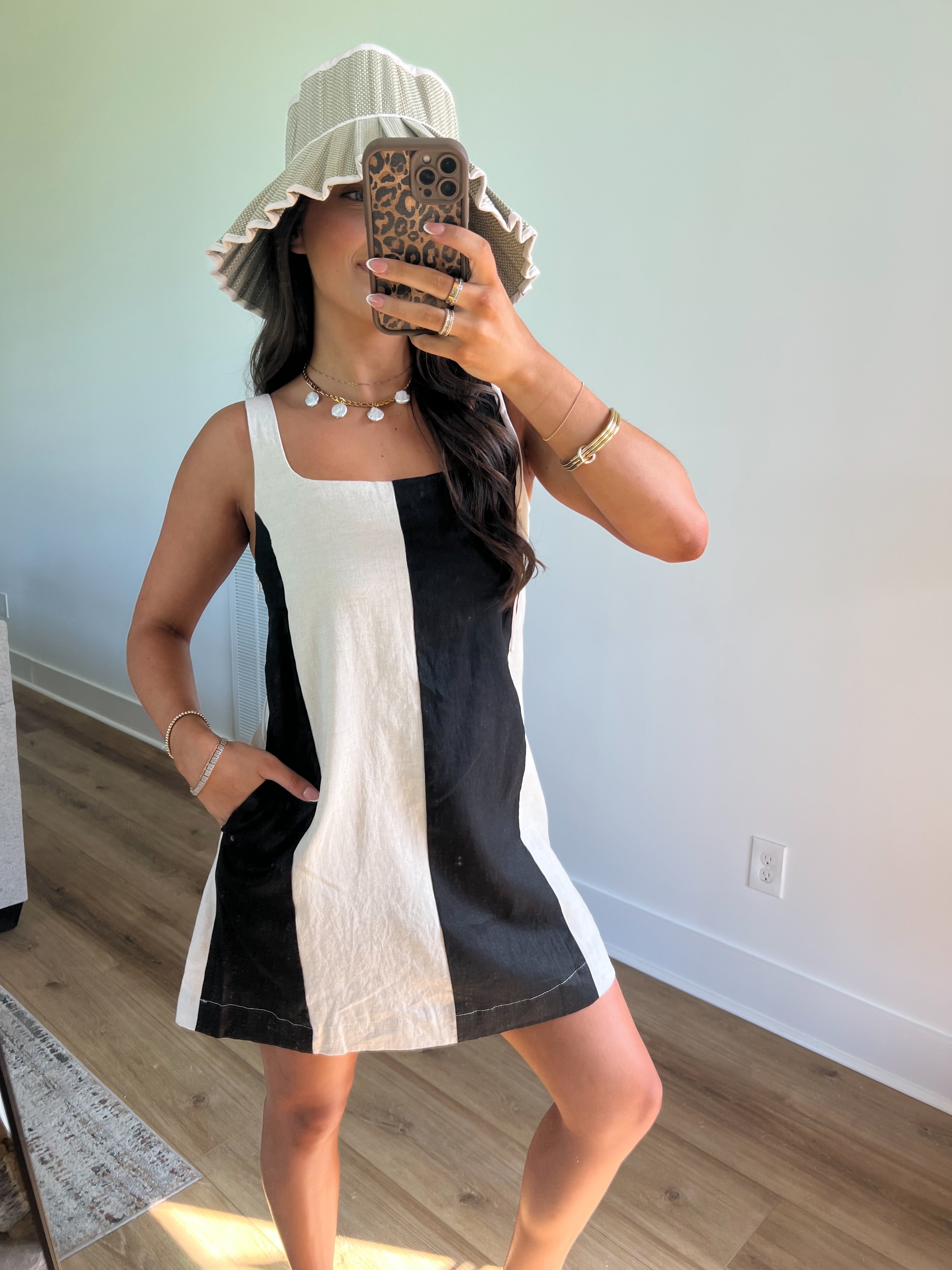 Mykonos Block Dress