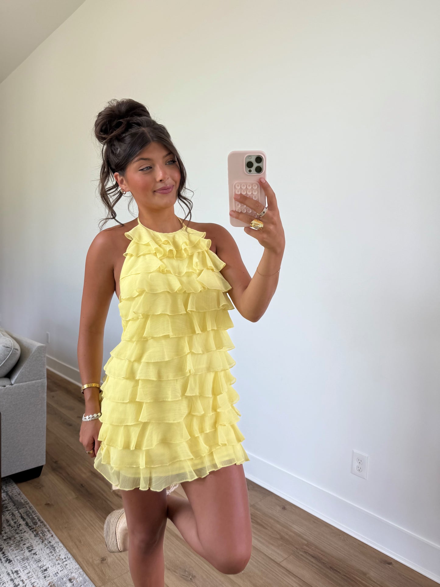 Lemon Drop Mini Dress