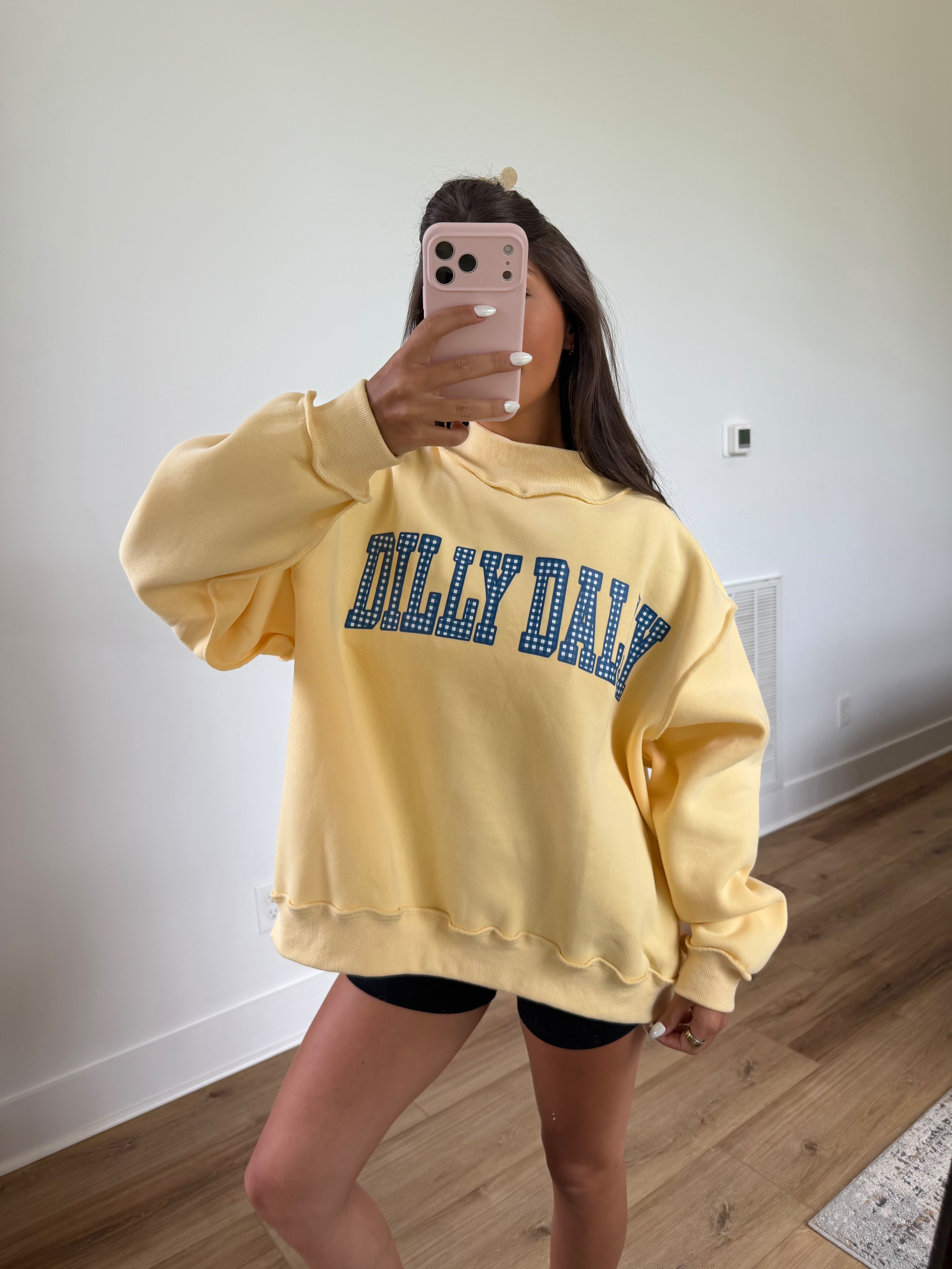 Dilly Dally Reversible Mockneck