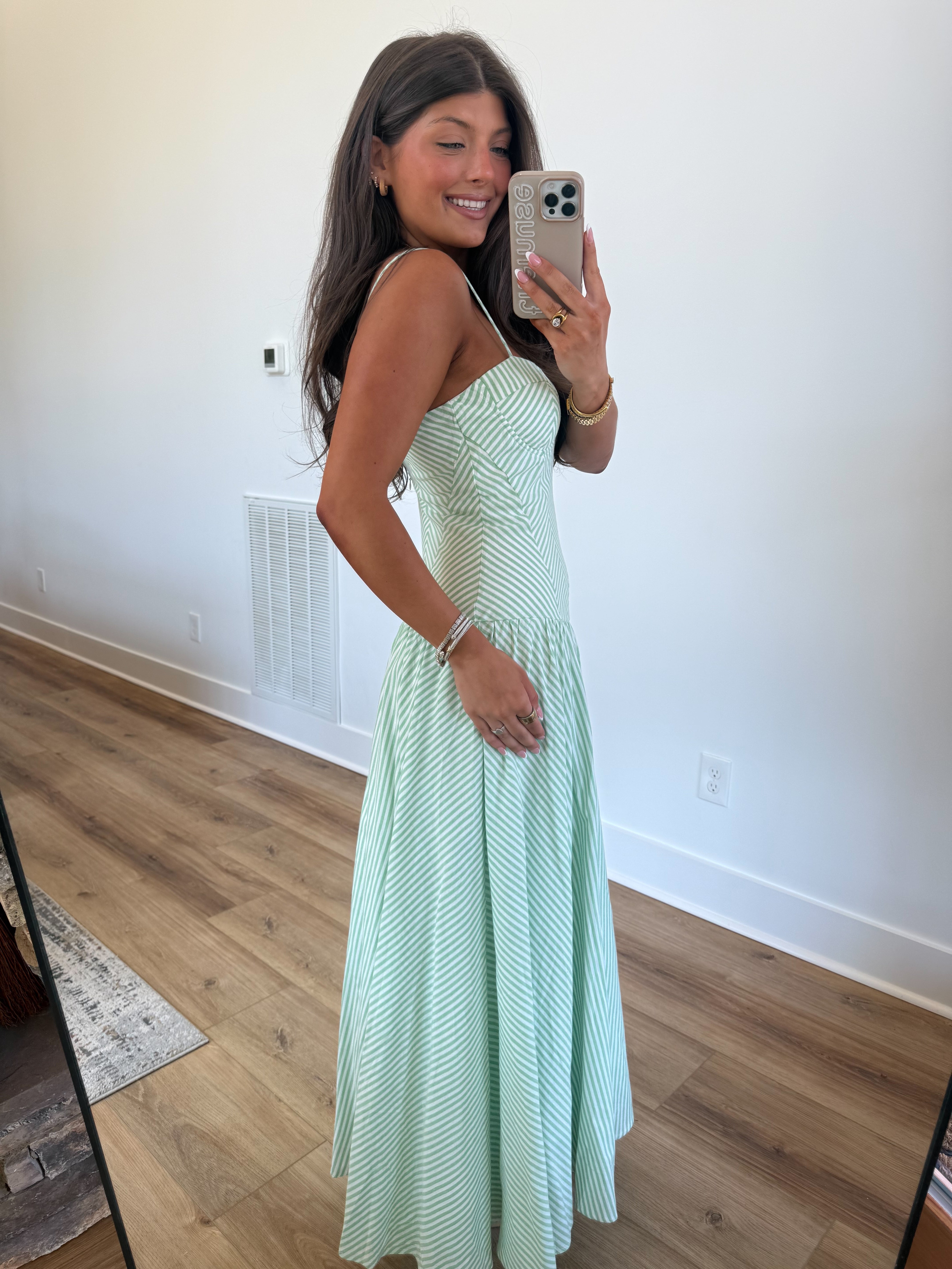 Master Structure Maxi Dress (Green)