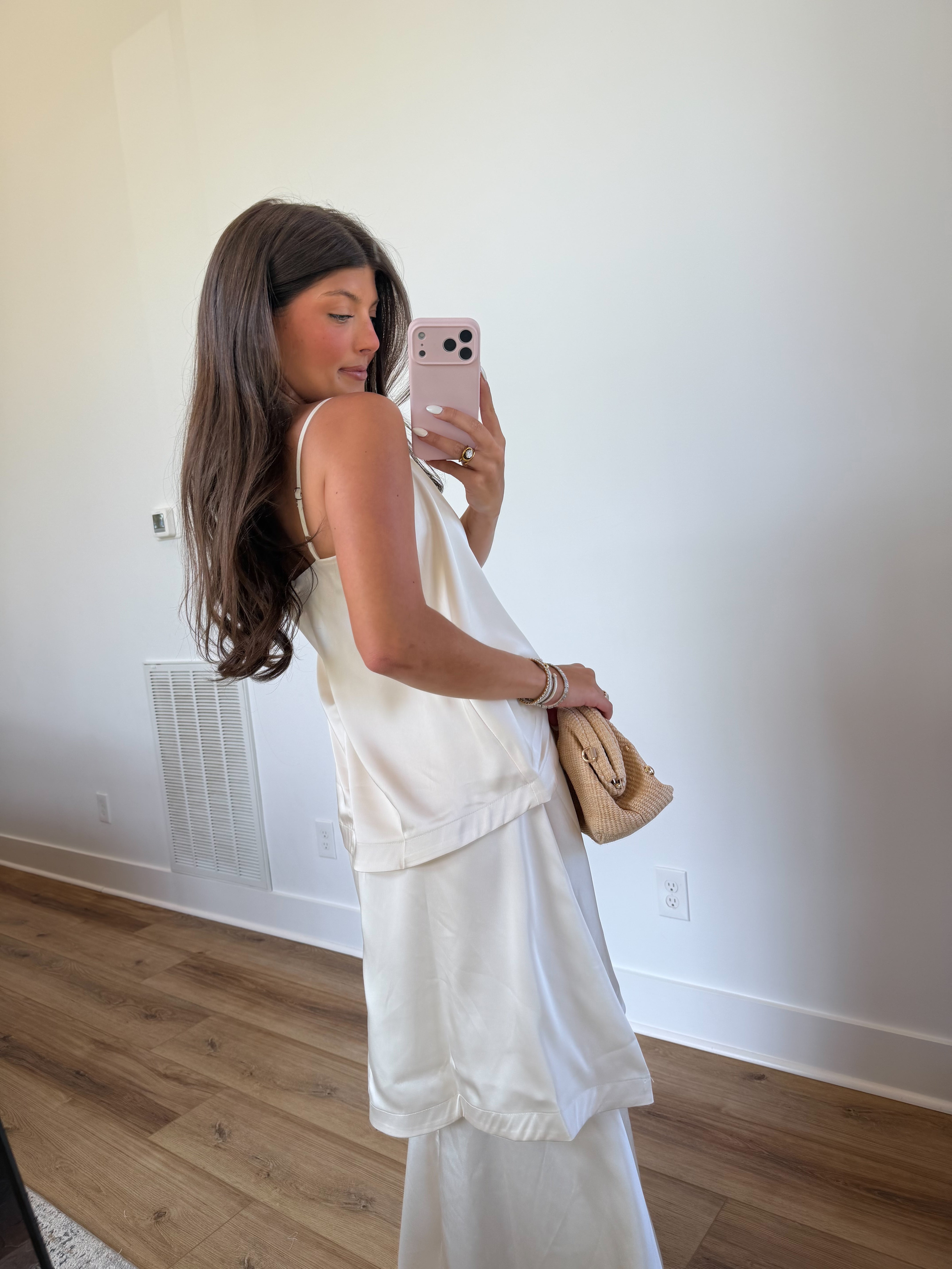 The Satin Haven Maxi (Cream)
