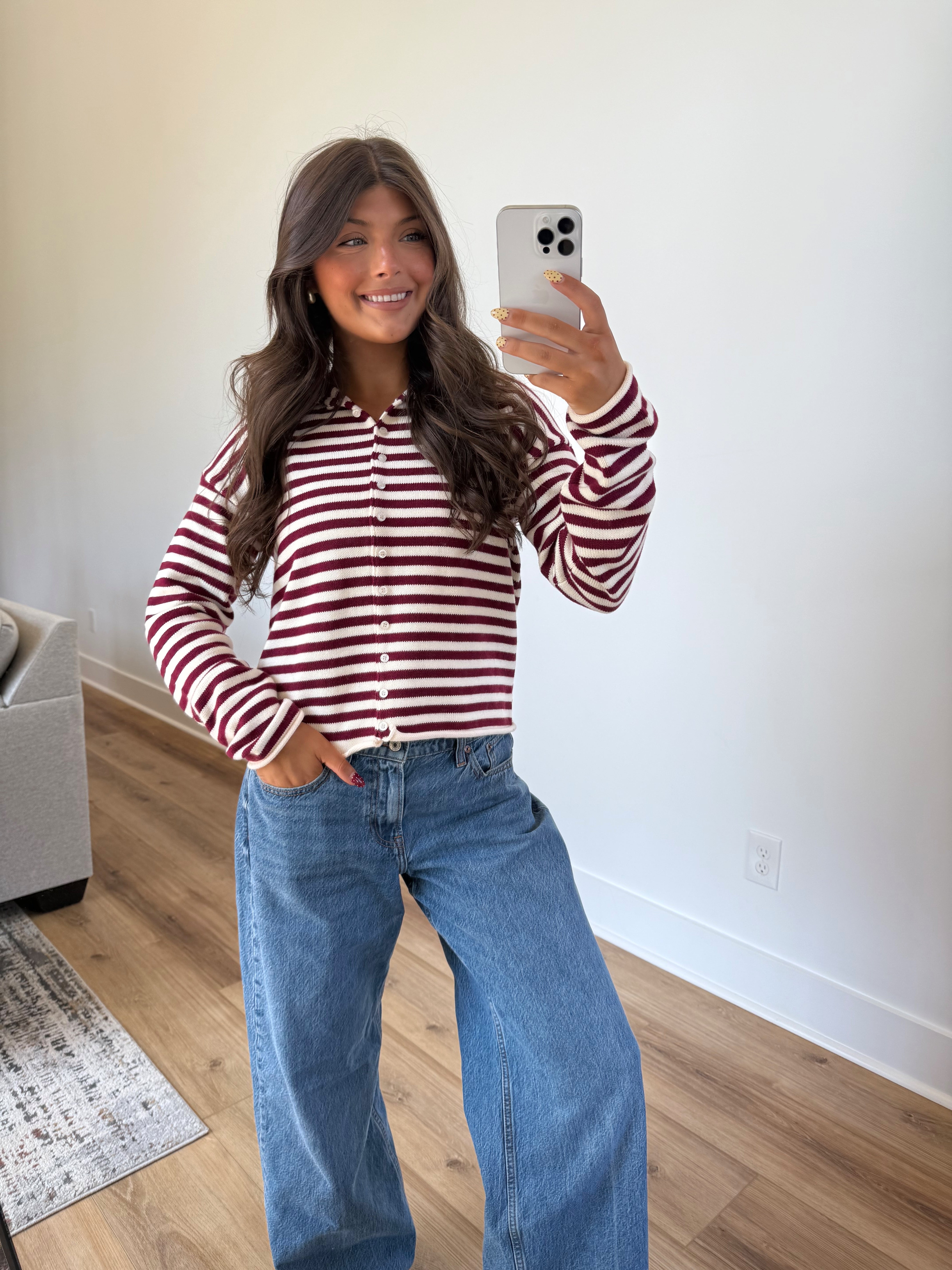 Cranberry Cashmere Sweater