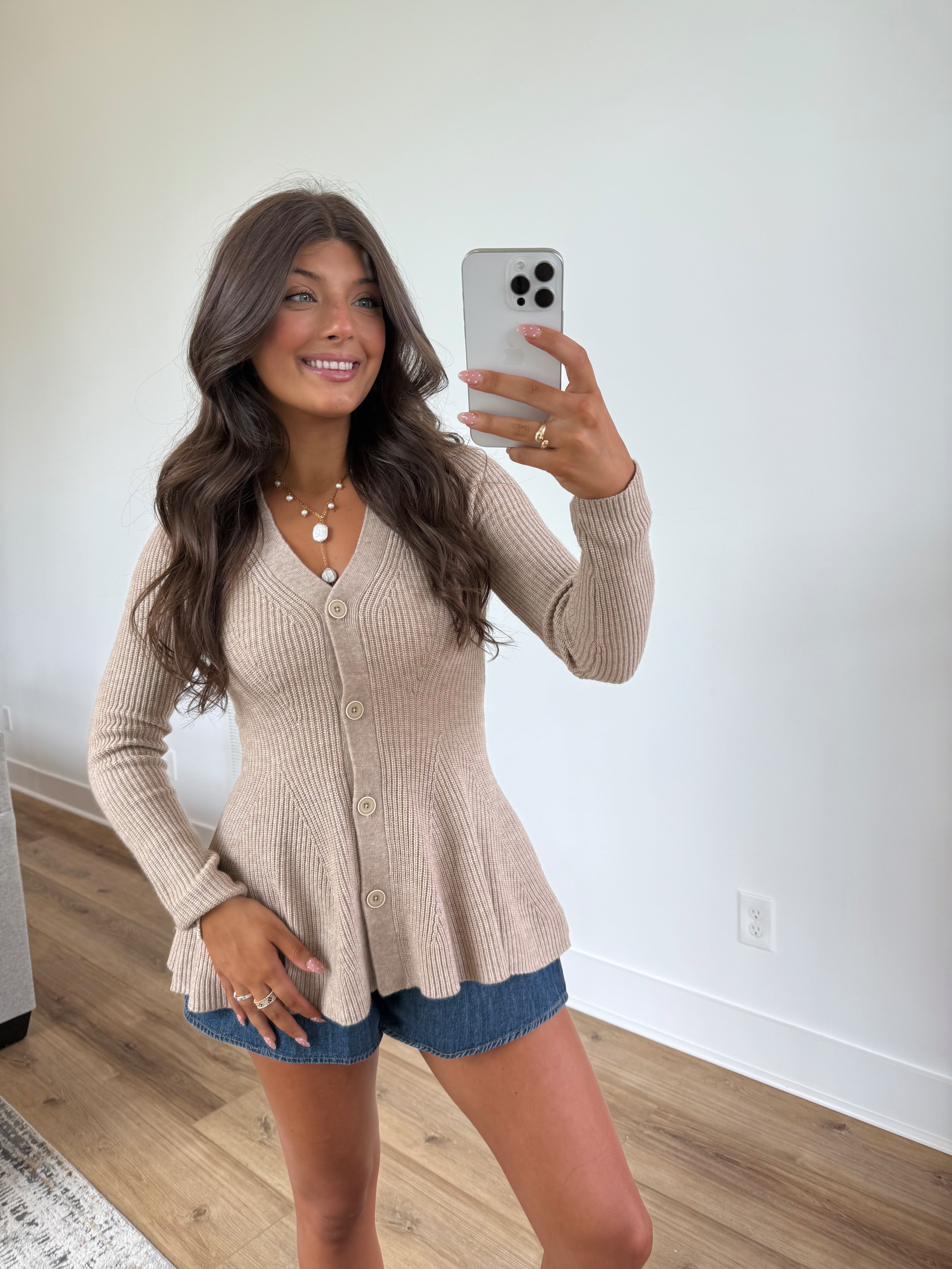Caramel Knit Cardigan