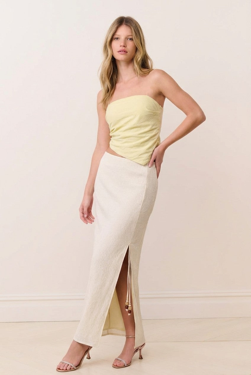 Tan Tie Skirt