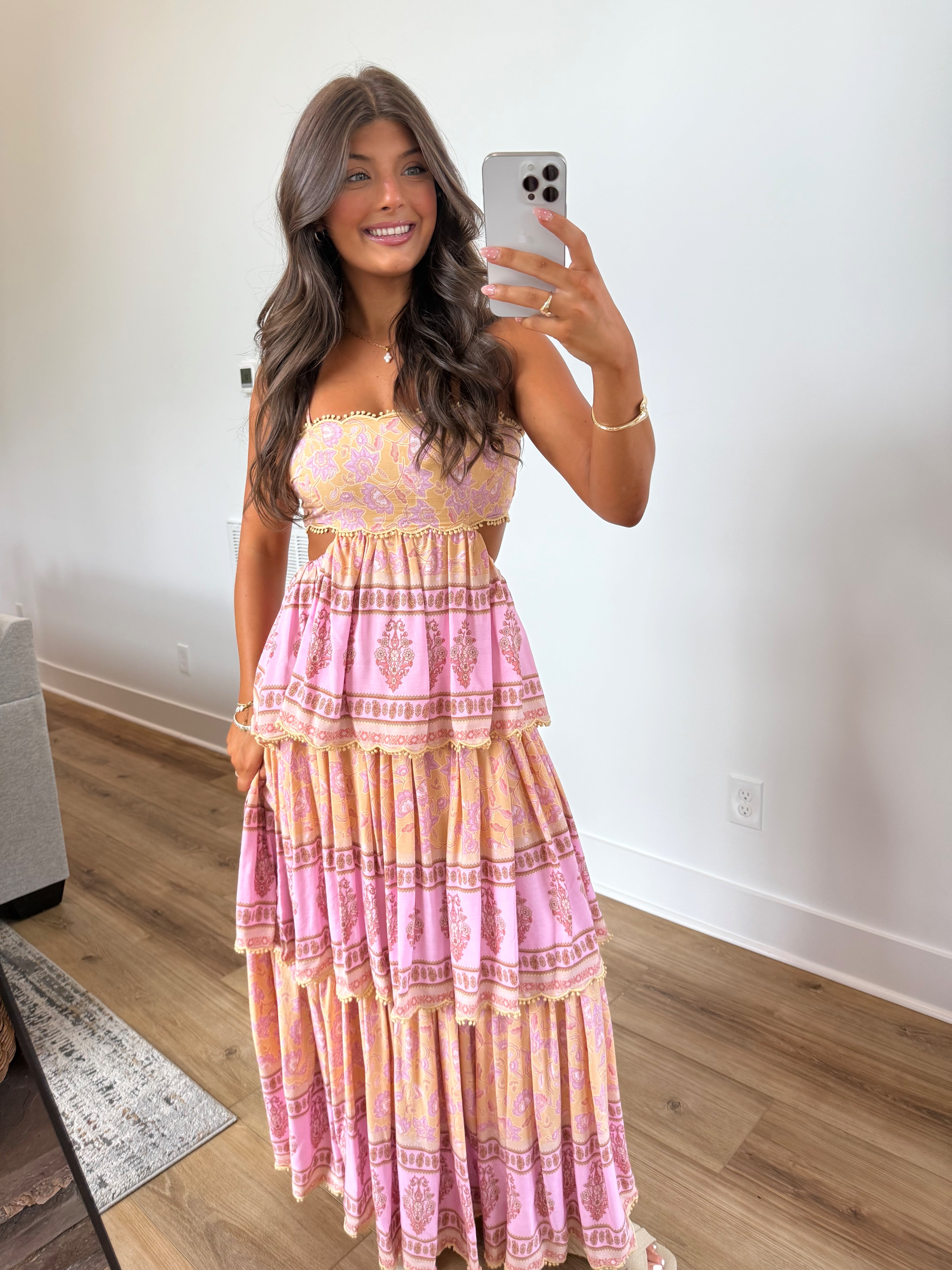 Golden Cider Maxi Dress