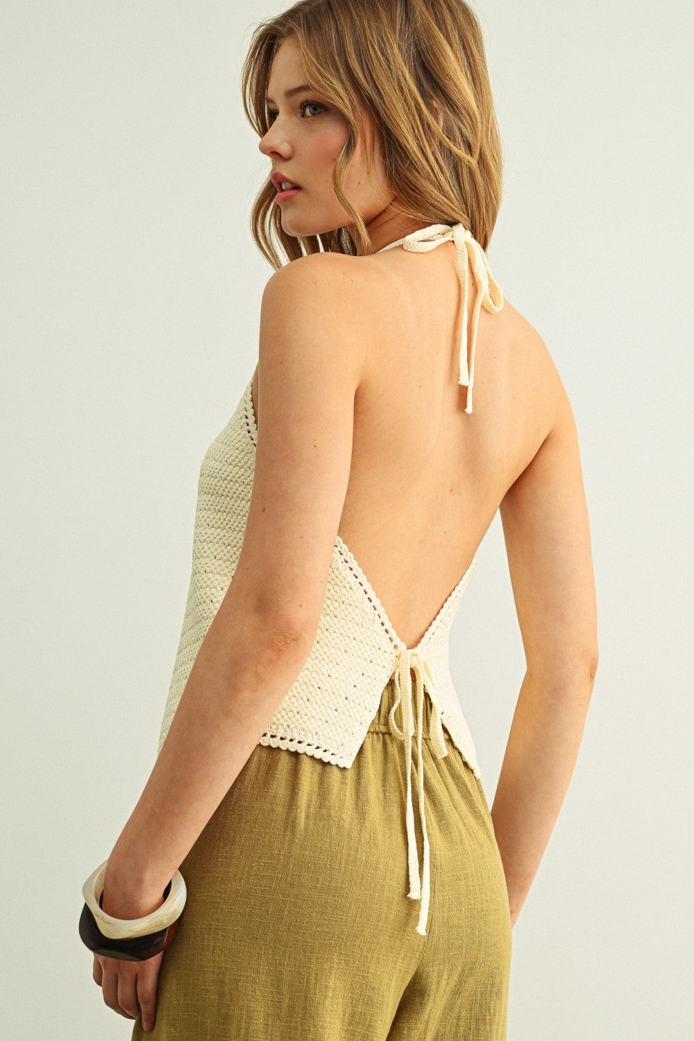 Crochet Knit Top