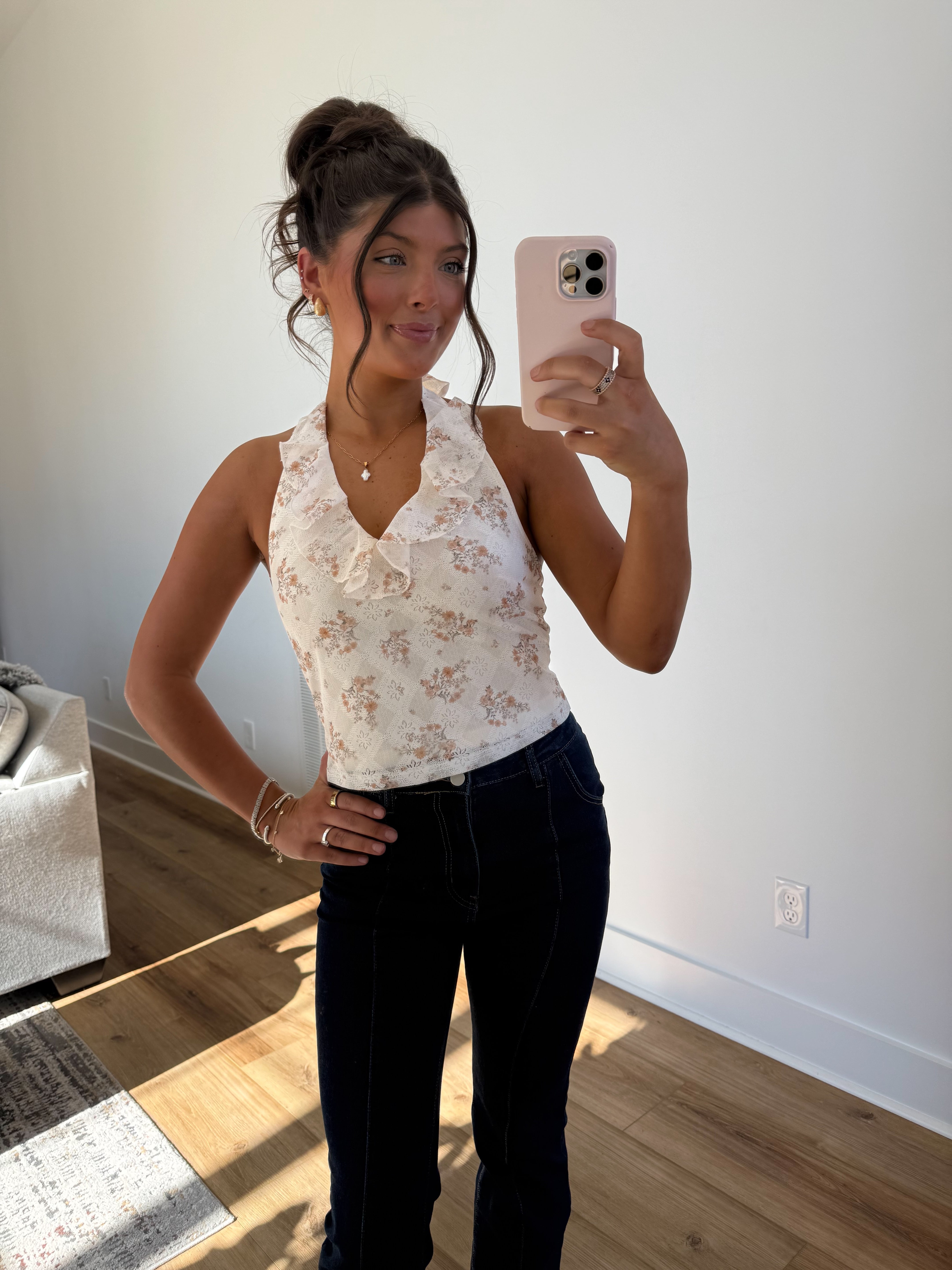 Ruffle Jenna Top