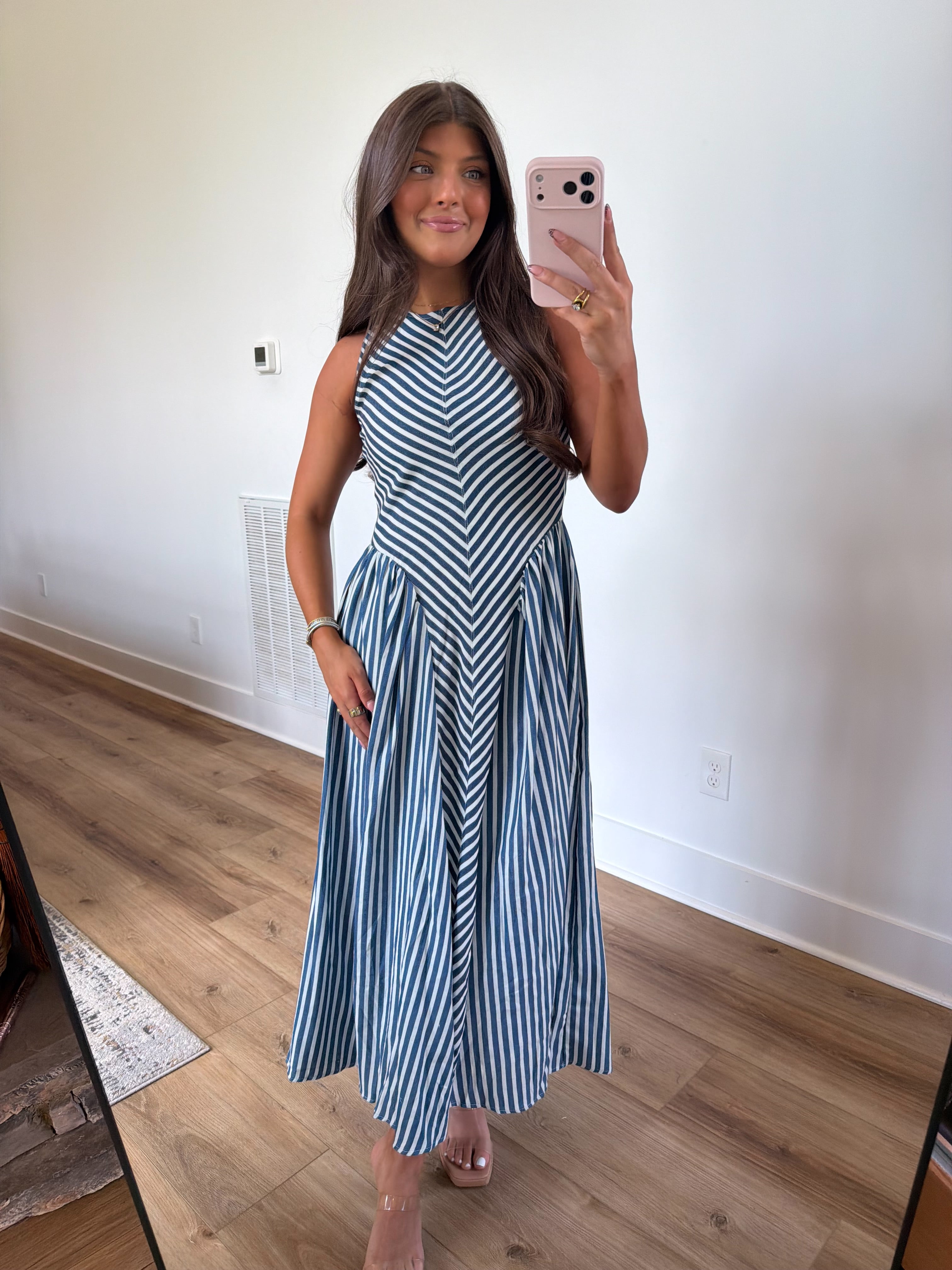 Denim Row Maxi