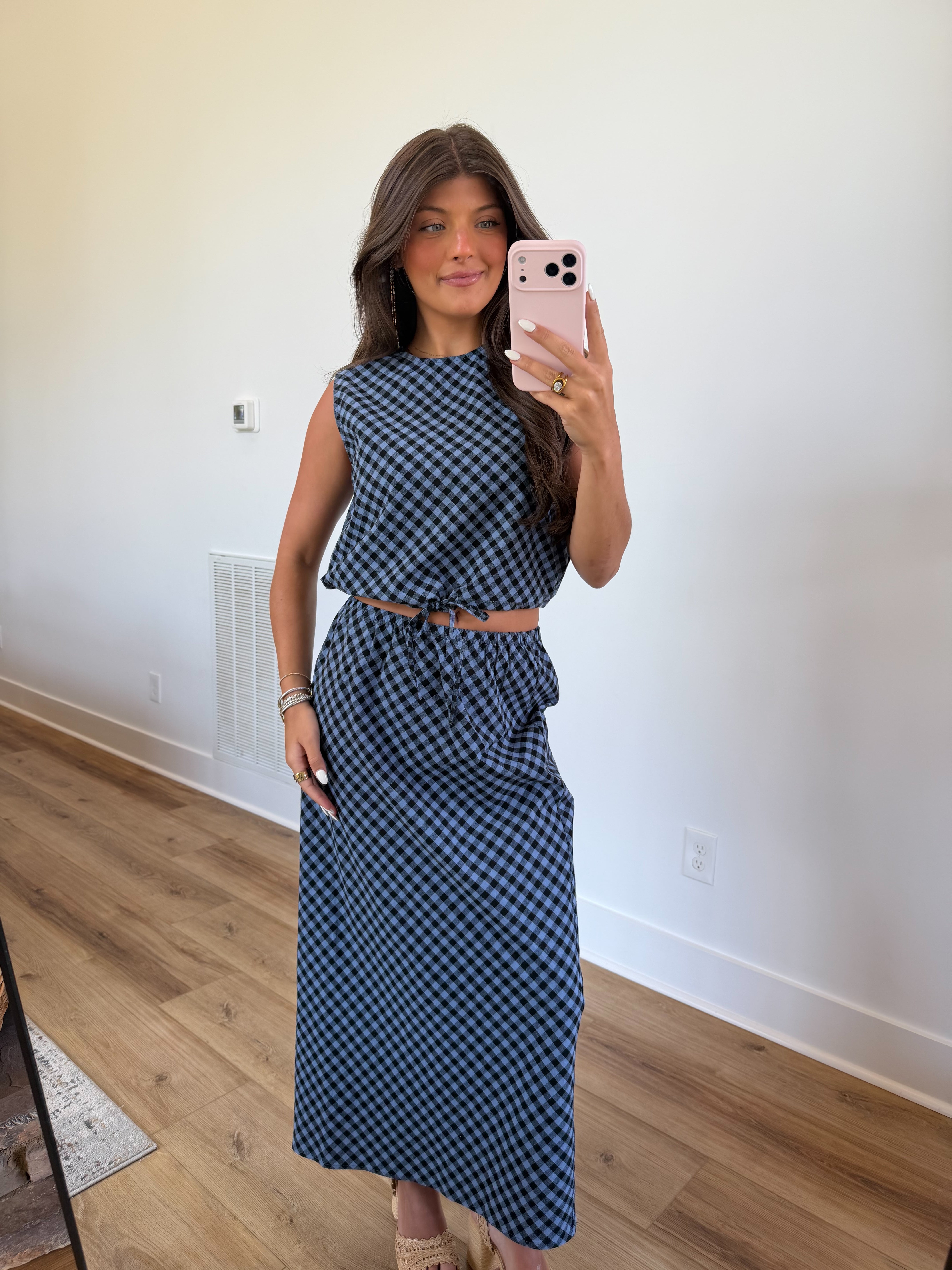 The Checkered Bleu Set