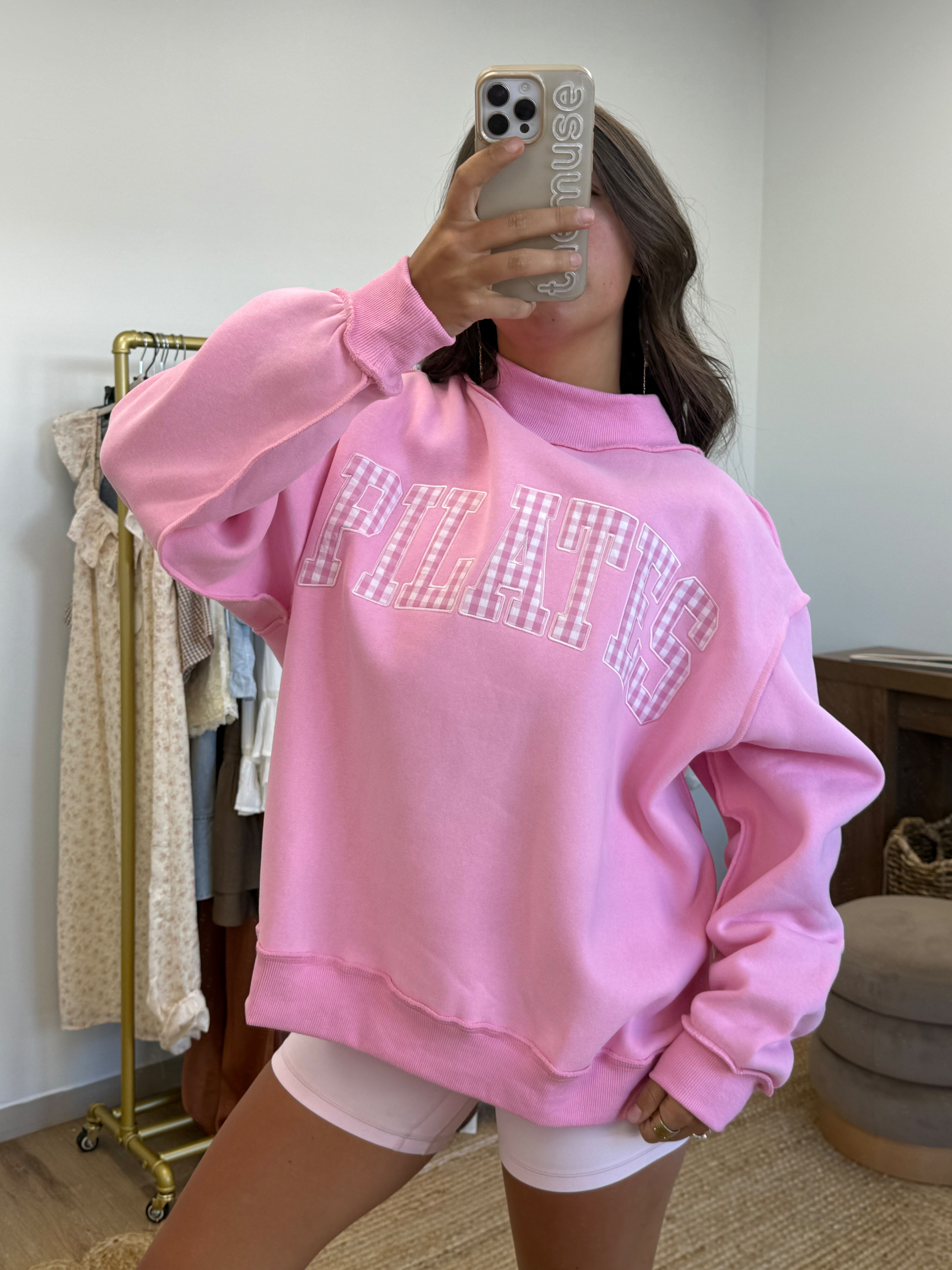 Pilates Mockneck (Pink)