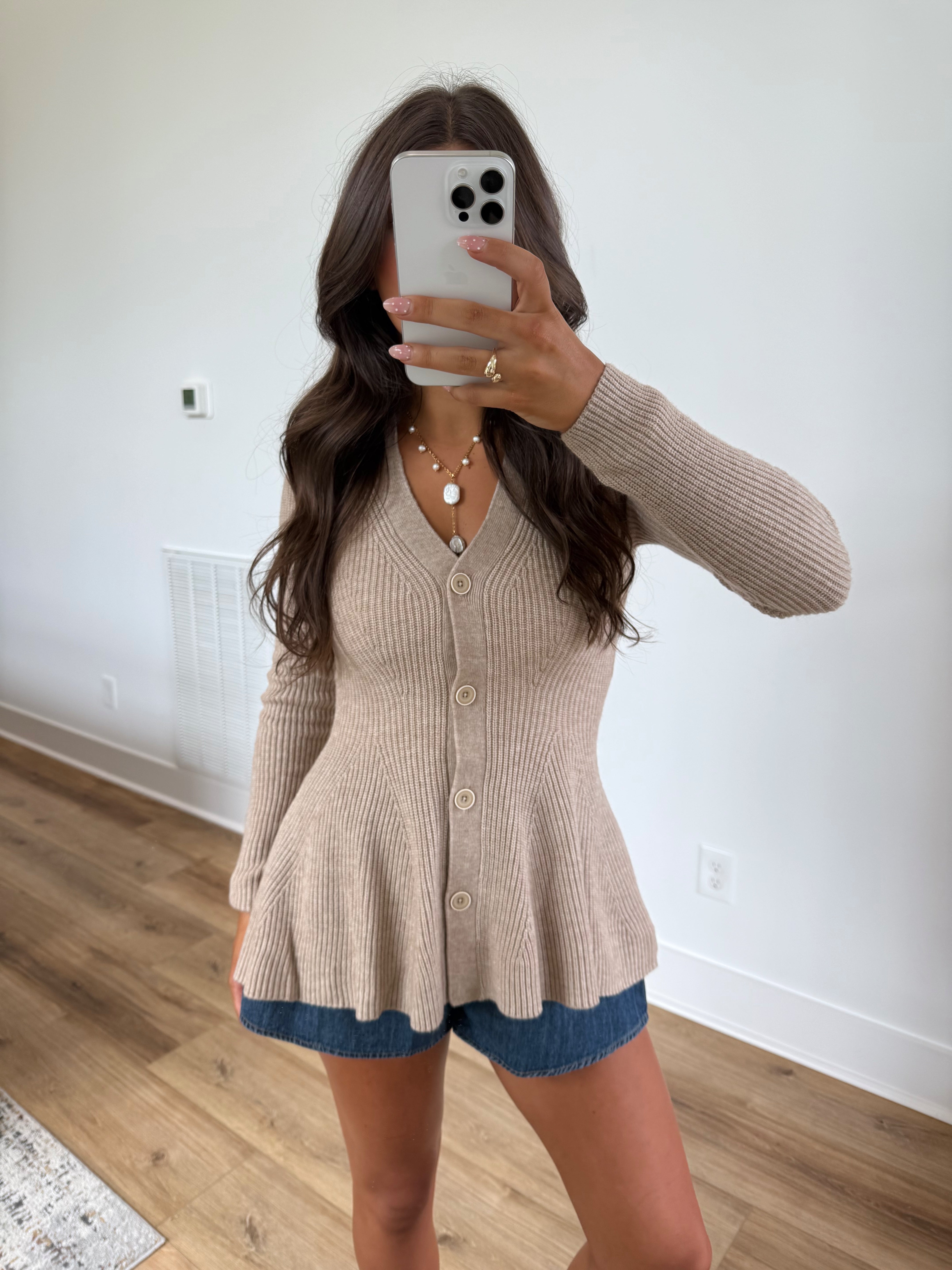 Caramel Knit Cardigan