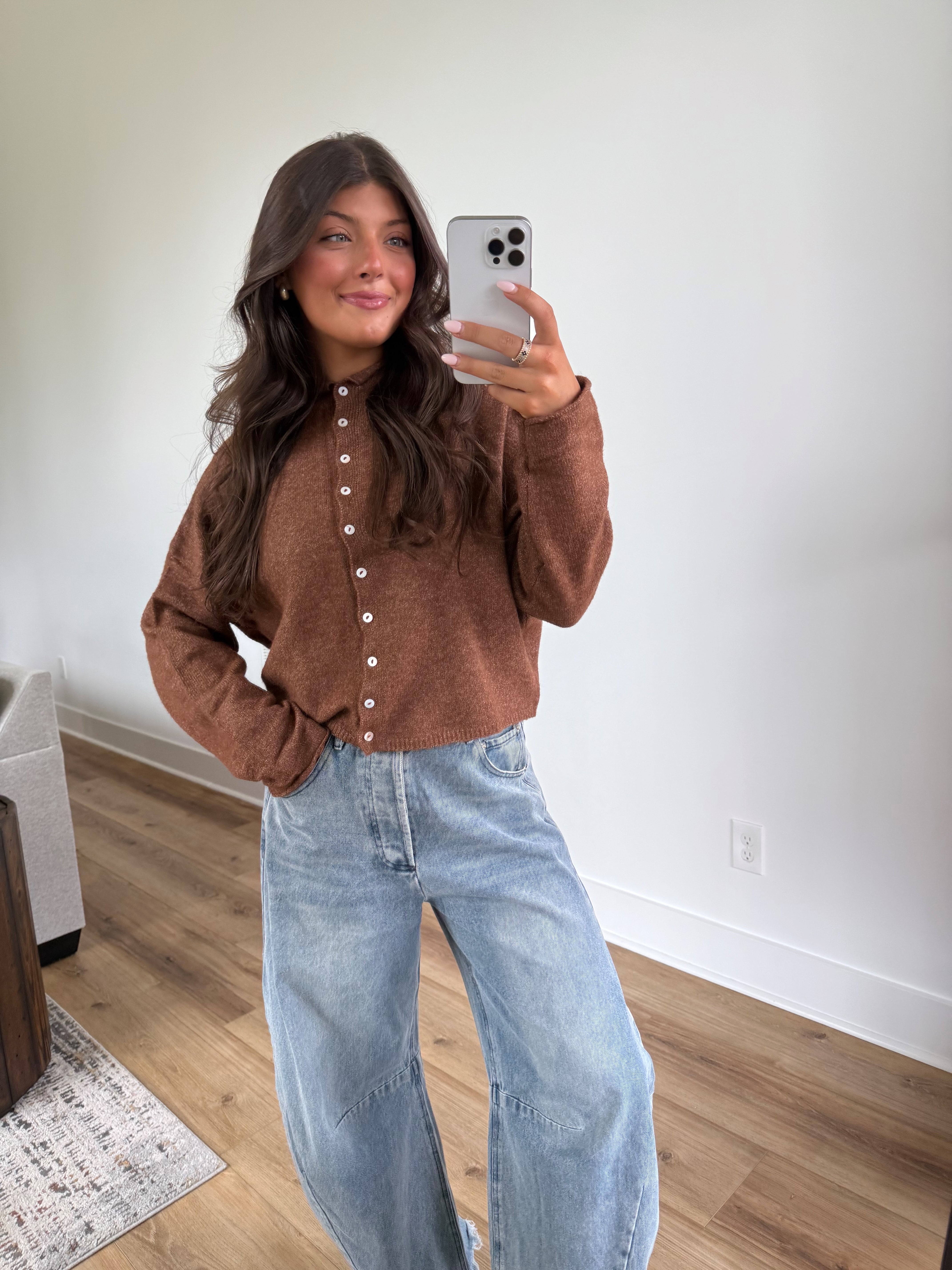 Best Dress Cardigan (Pumpkin Spice)