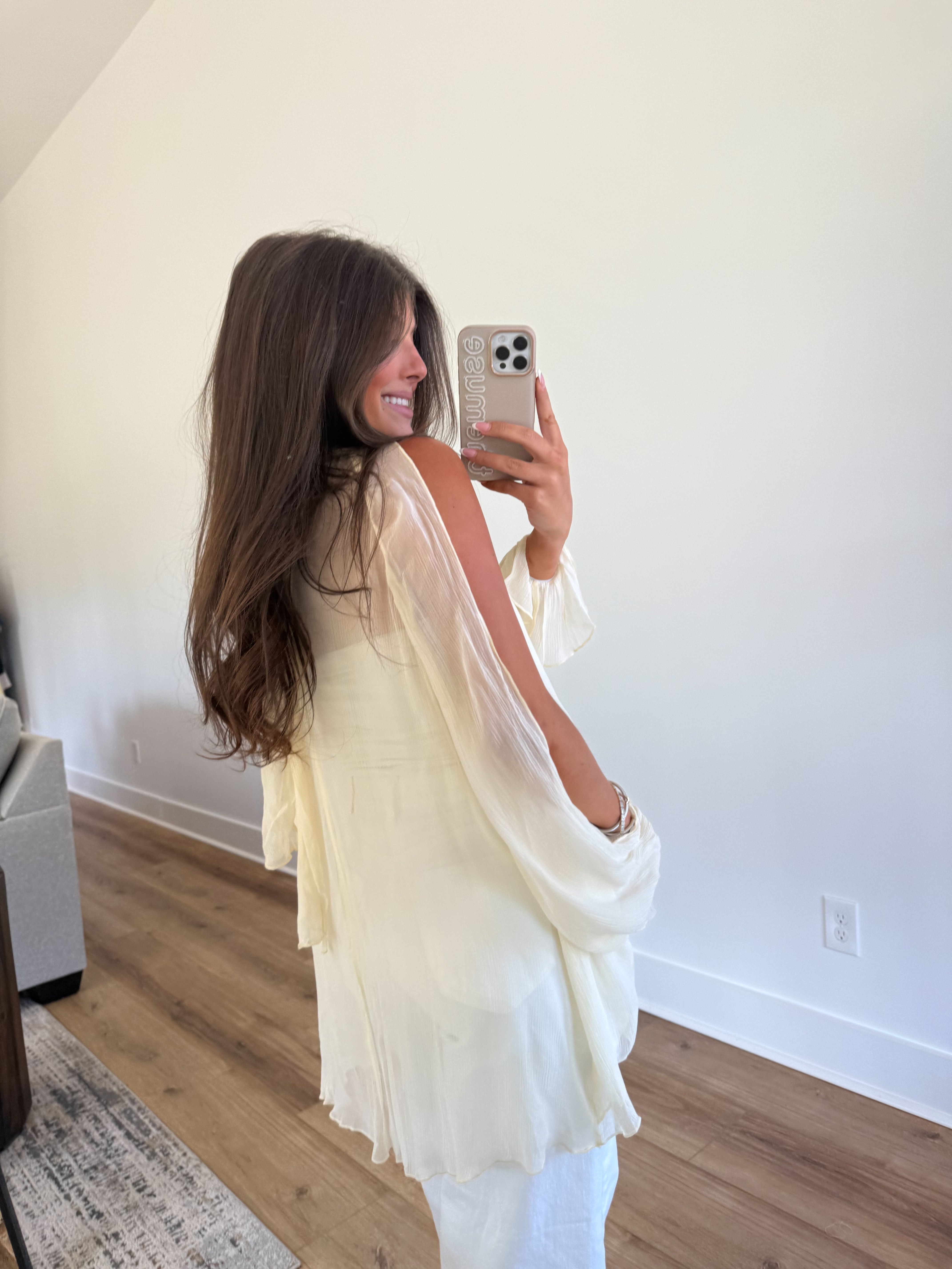 Soft Wrap Scarf Top