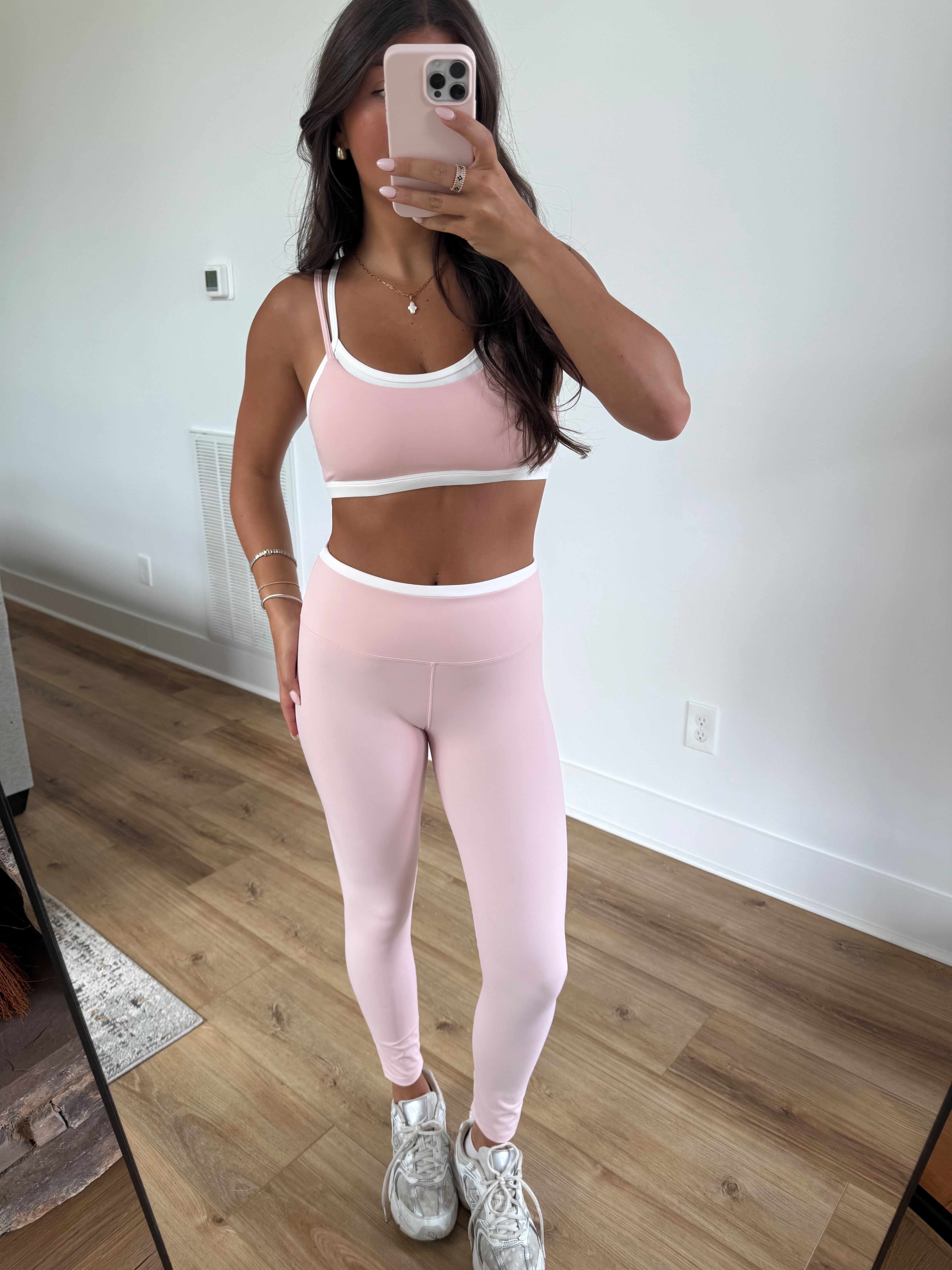 Pink Layered LEGGINGS