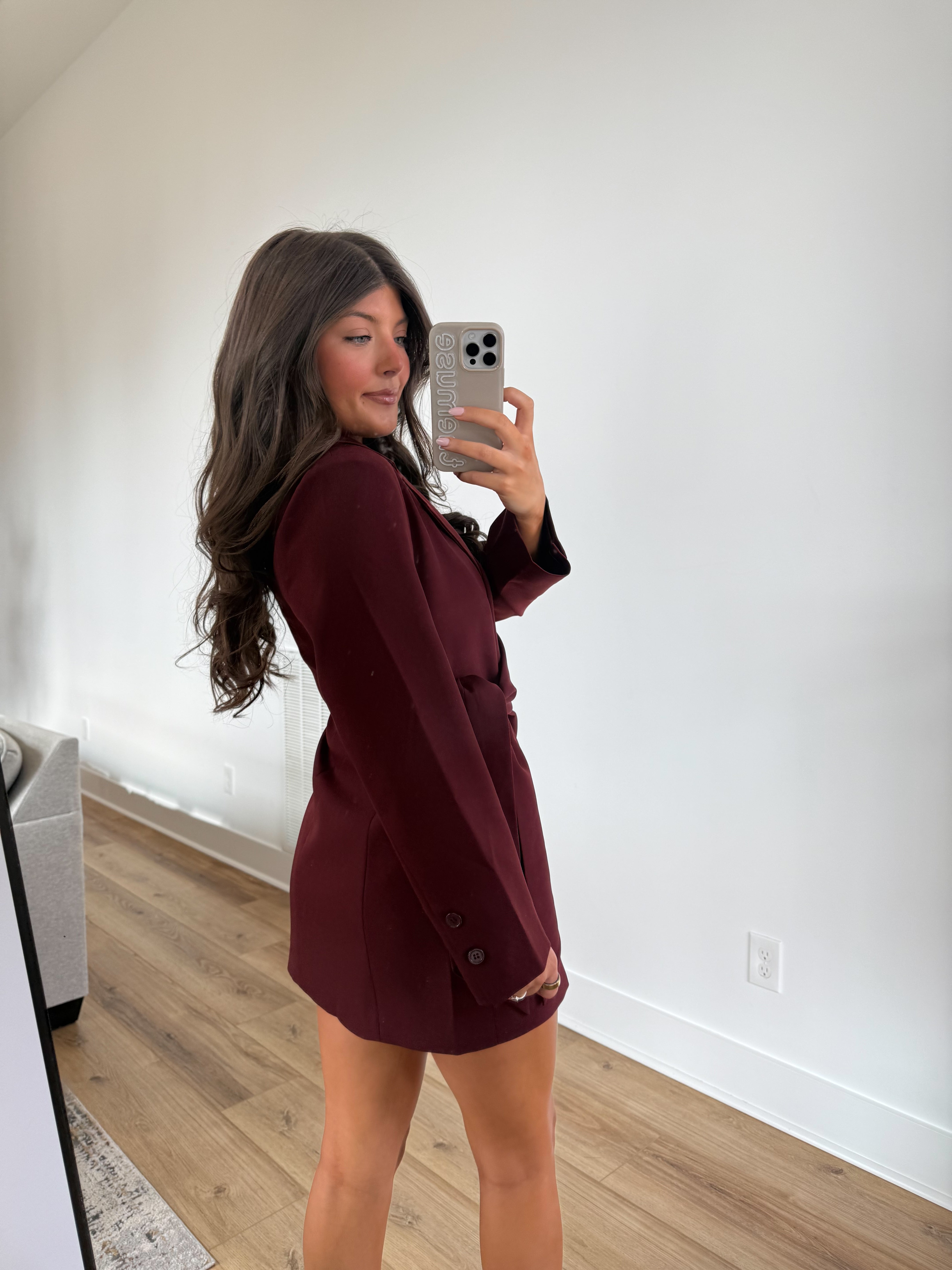 The Merlot Martini Blazer Dress (PRE-ORDER (1-2 weeks)/ Restock)