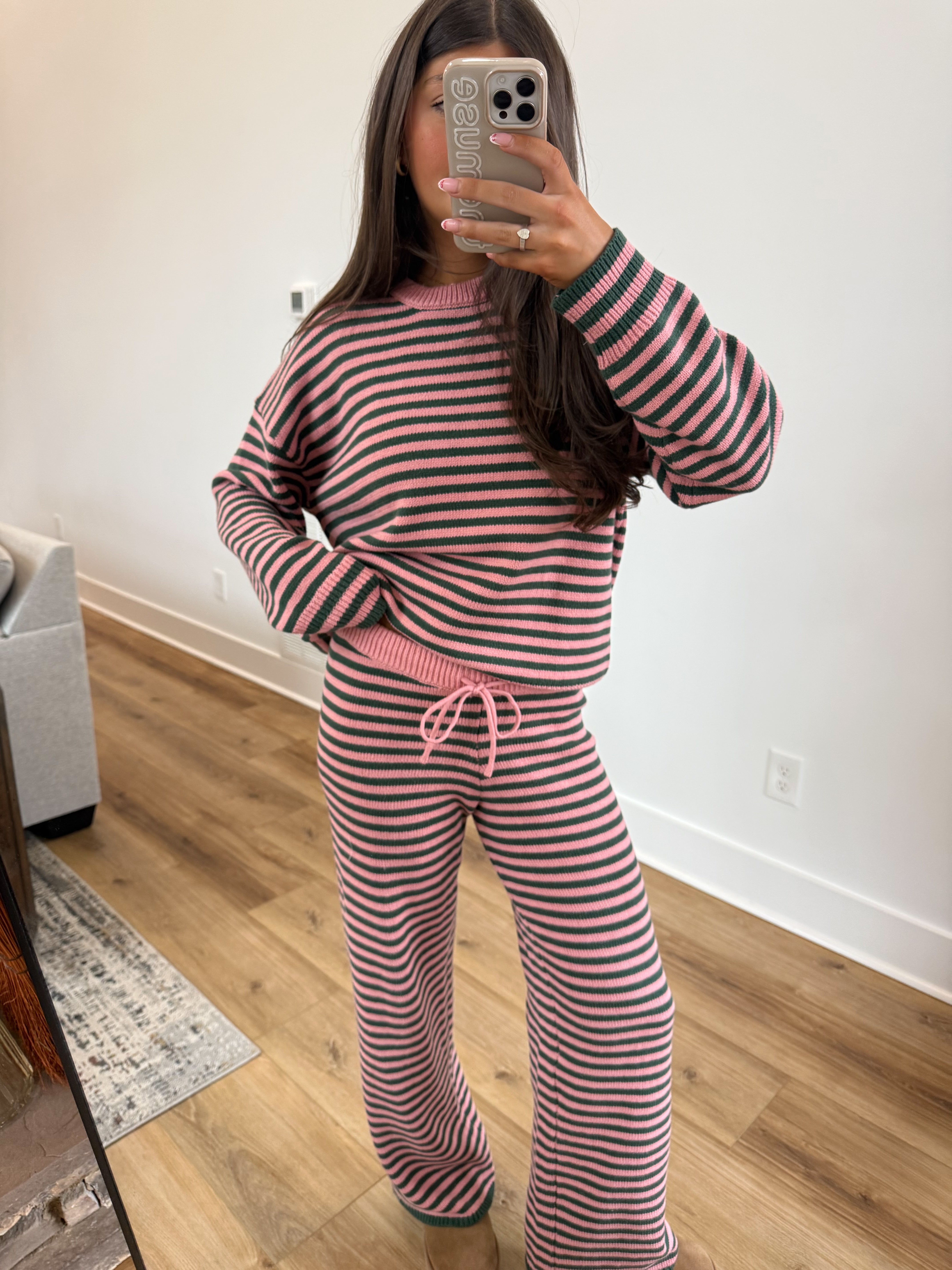 Stripe Lounge Set (Pink/Green)