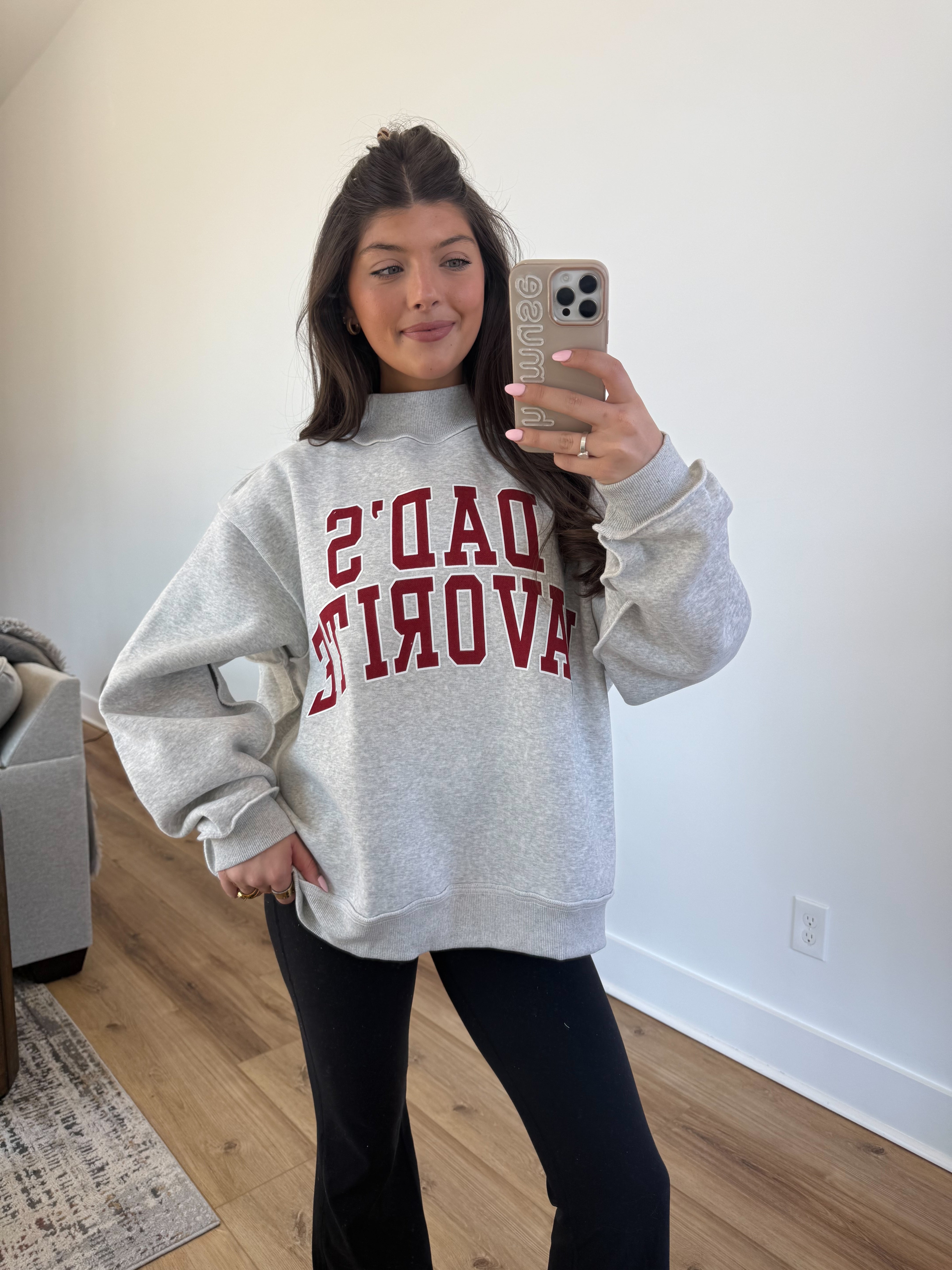 Mom/Dad's Fav Mockneck (REVERSIBLE)