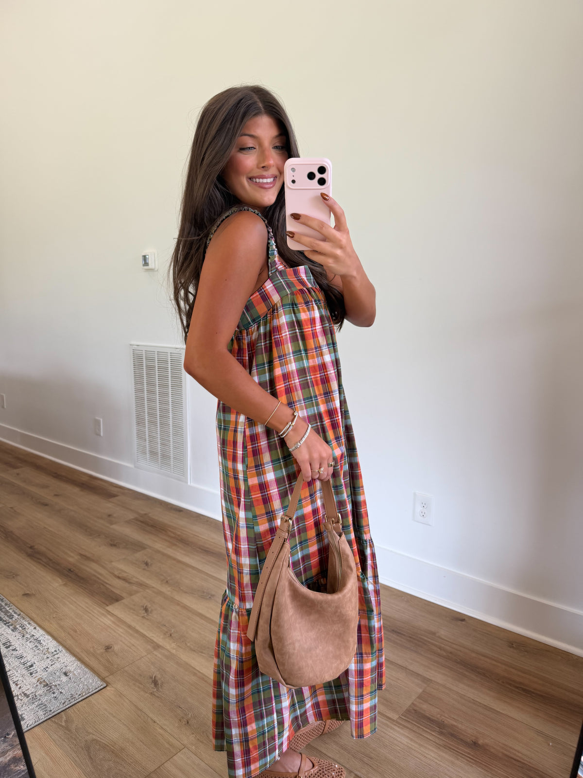 Fun Fall Plaid Maxi