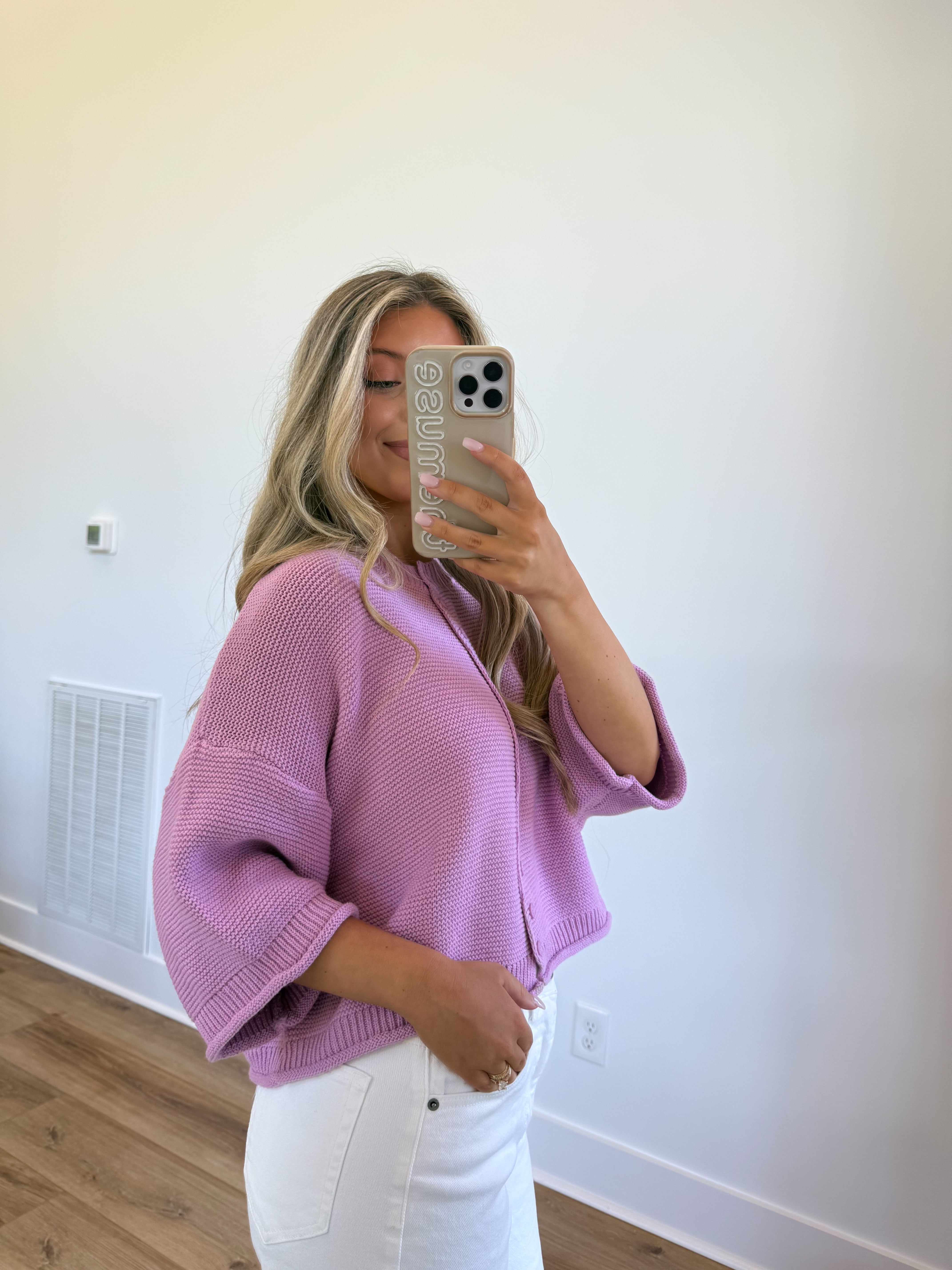 Orchid Cloud Nine Cardigan
