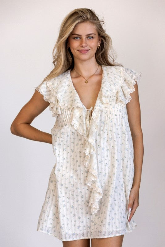 The Seaside Lace Dress (Floral)