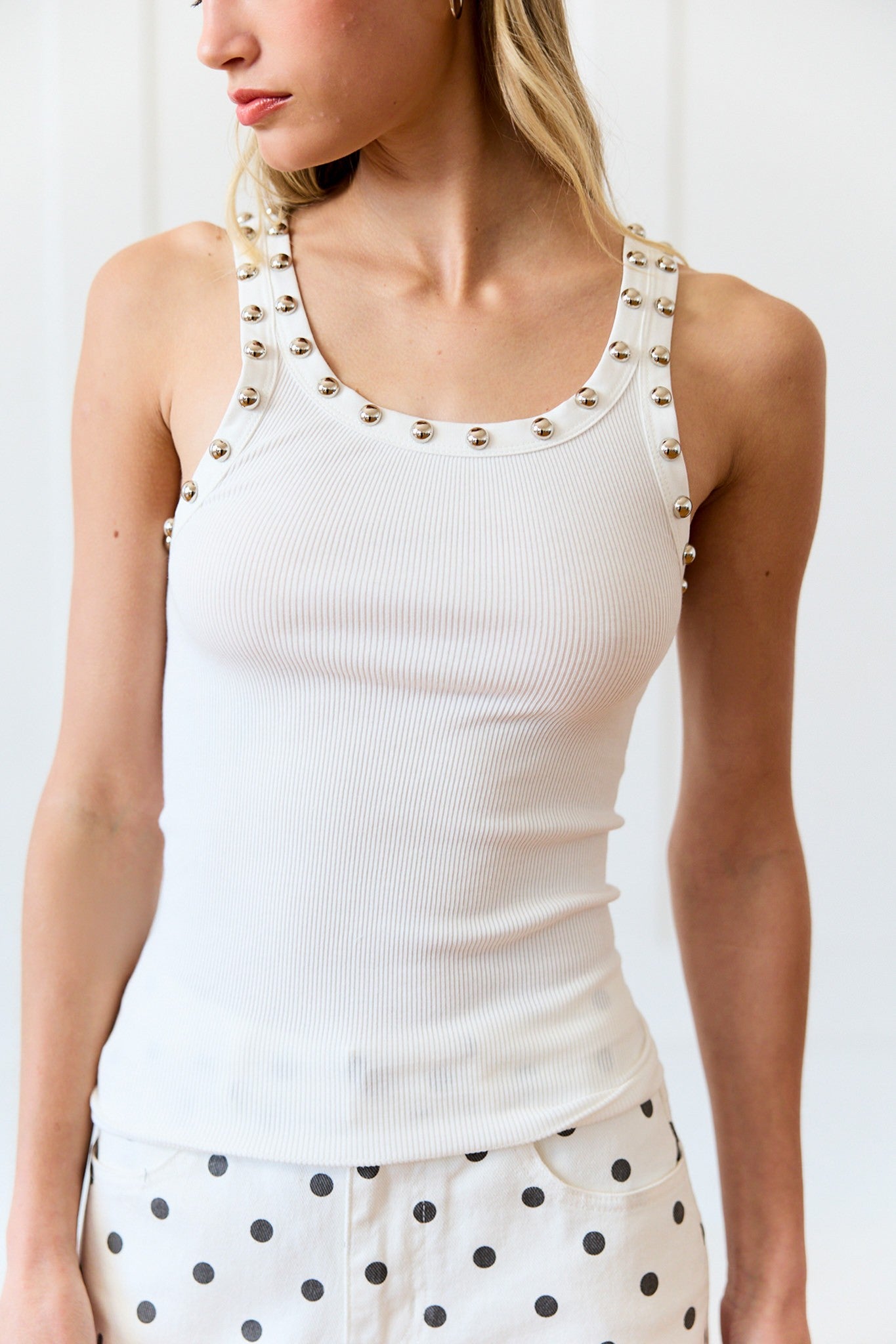 White Stud Tank