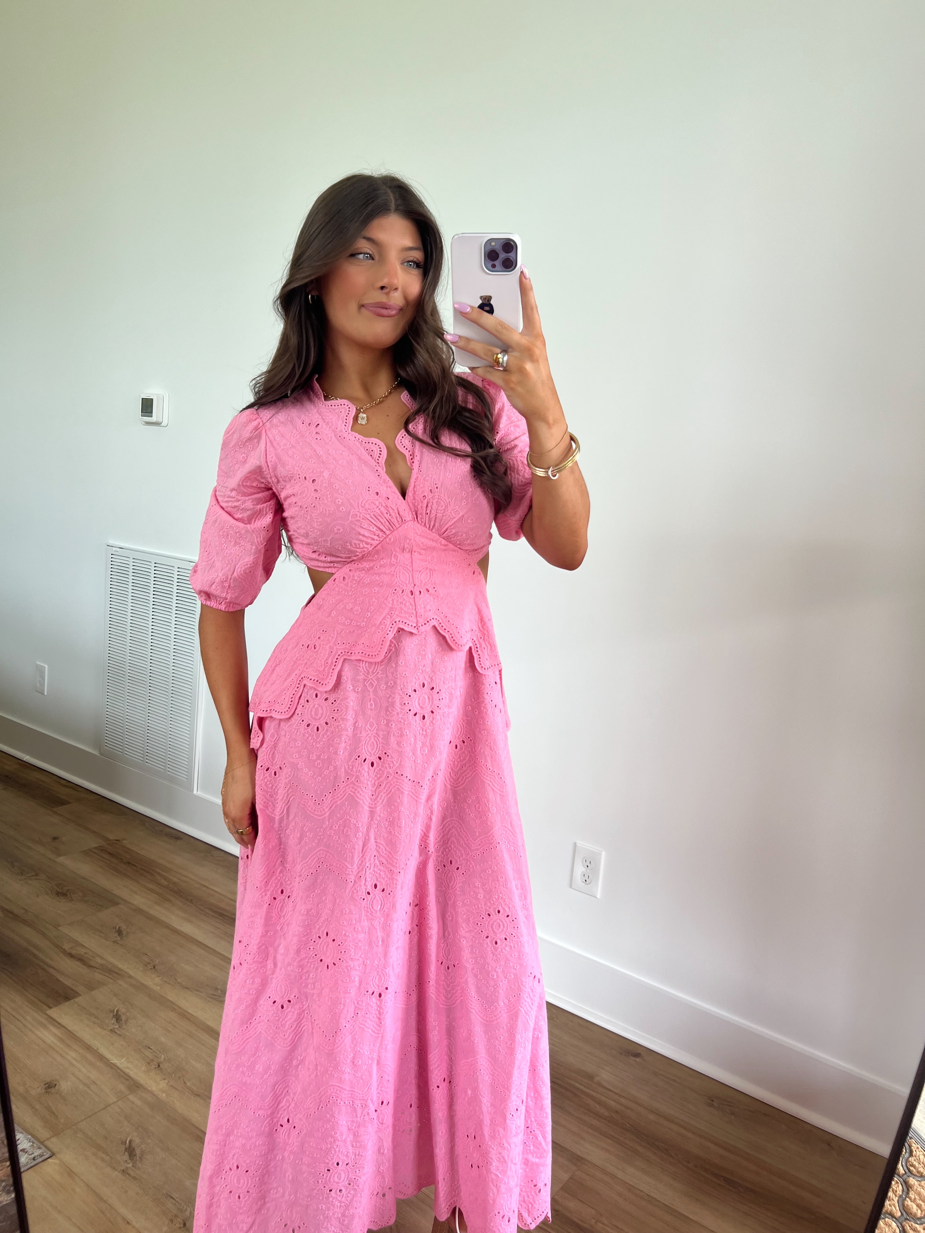 Coosa Eyelet Maxi Dress
