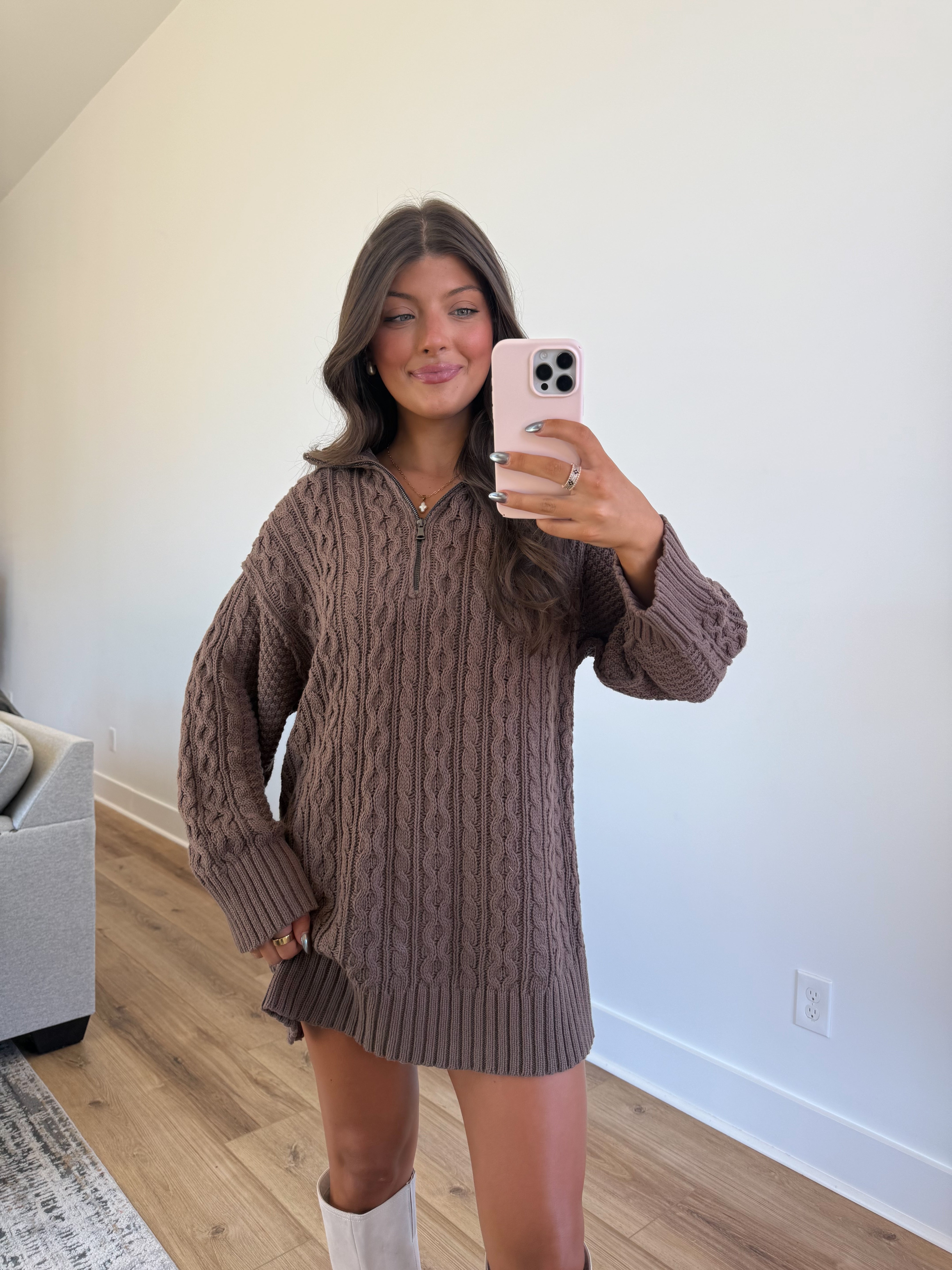 The Fall Morning Sweater Dress
