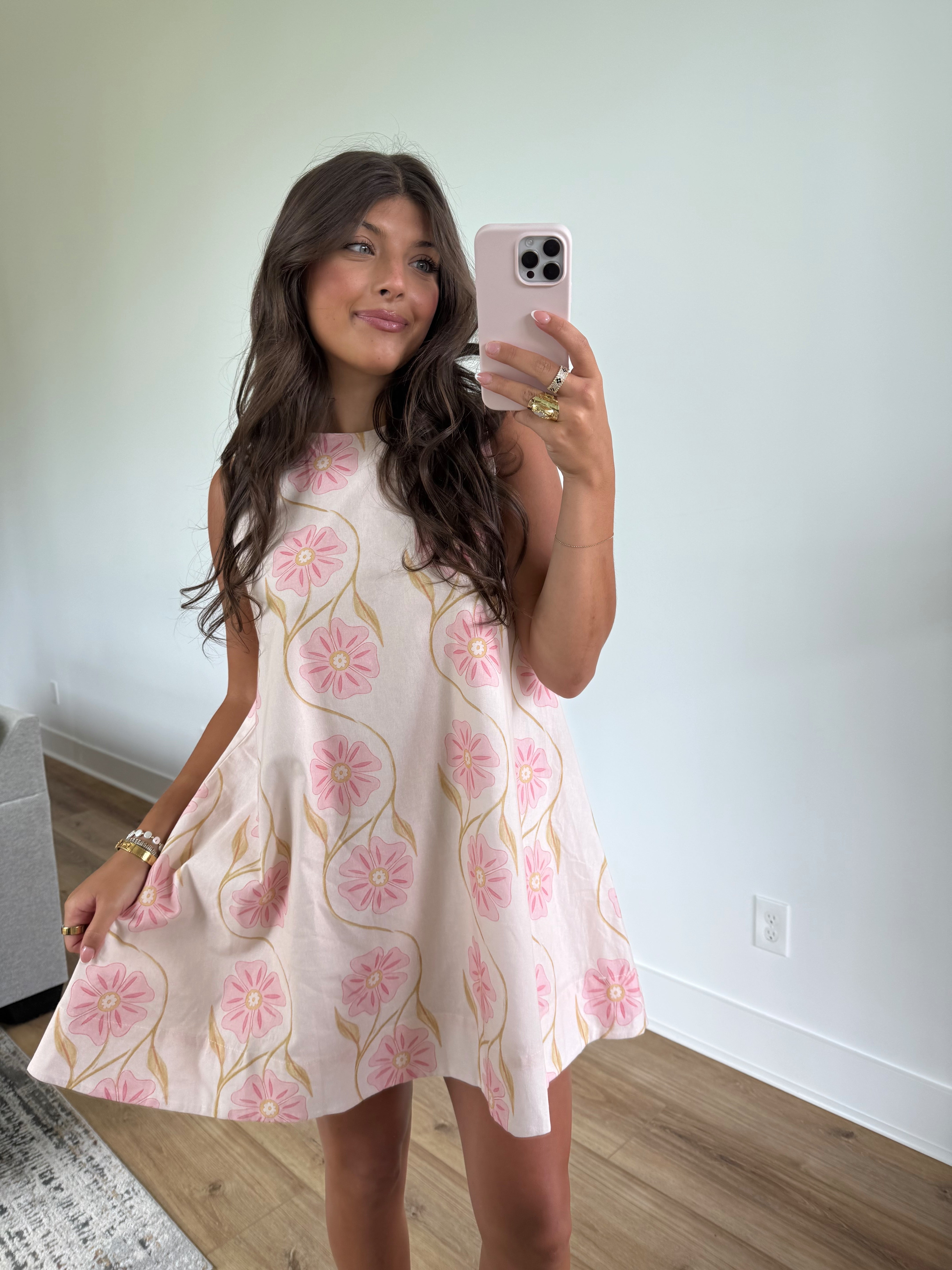 Cali Bloom Mini Dress