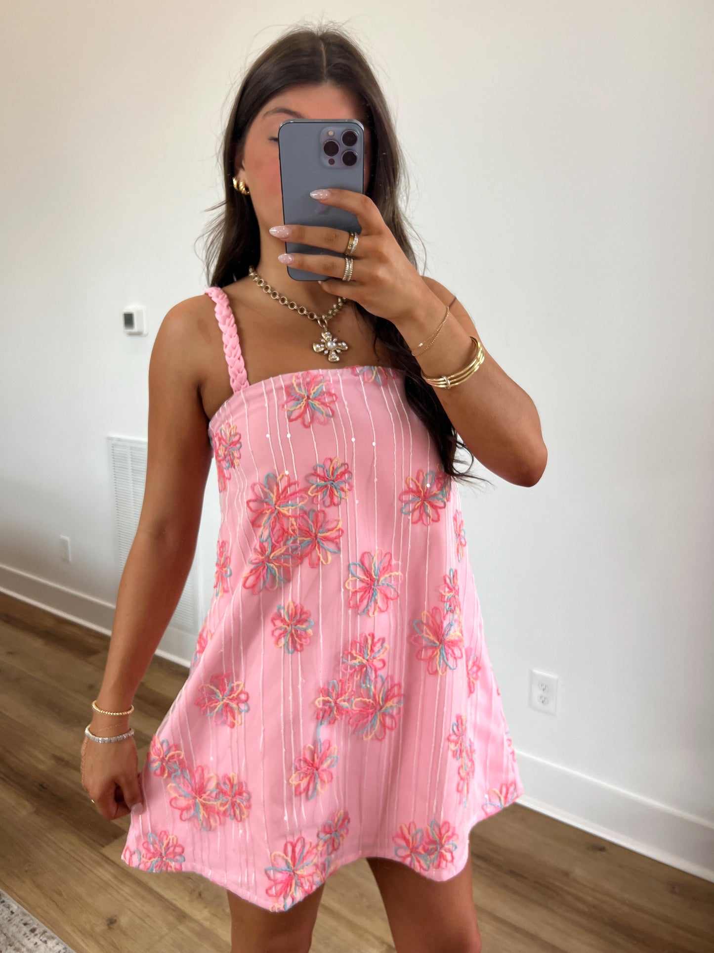 Pretty In Pink Flower Dress