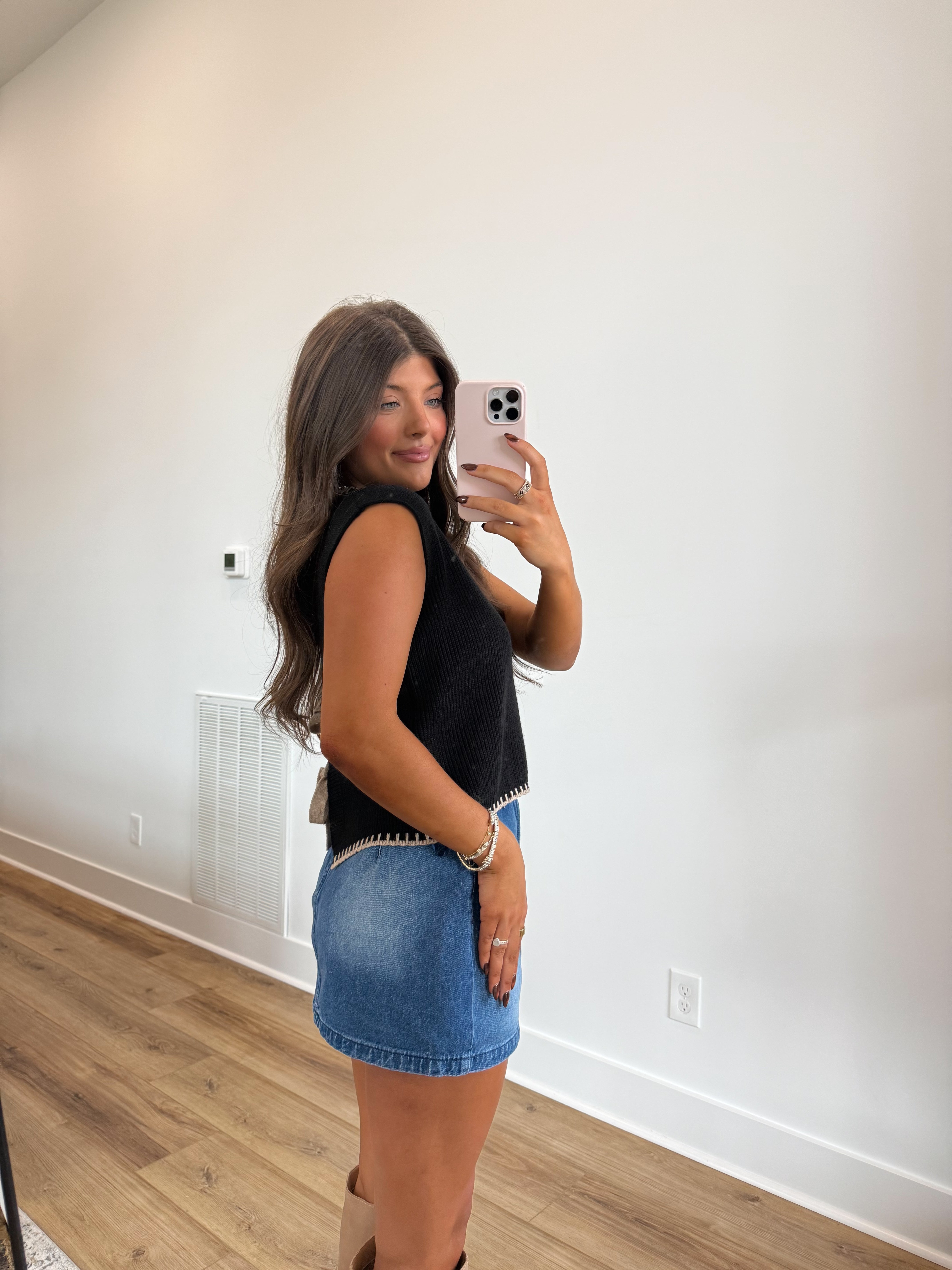 The Bow Back Knit Tank