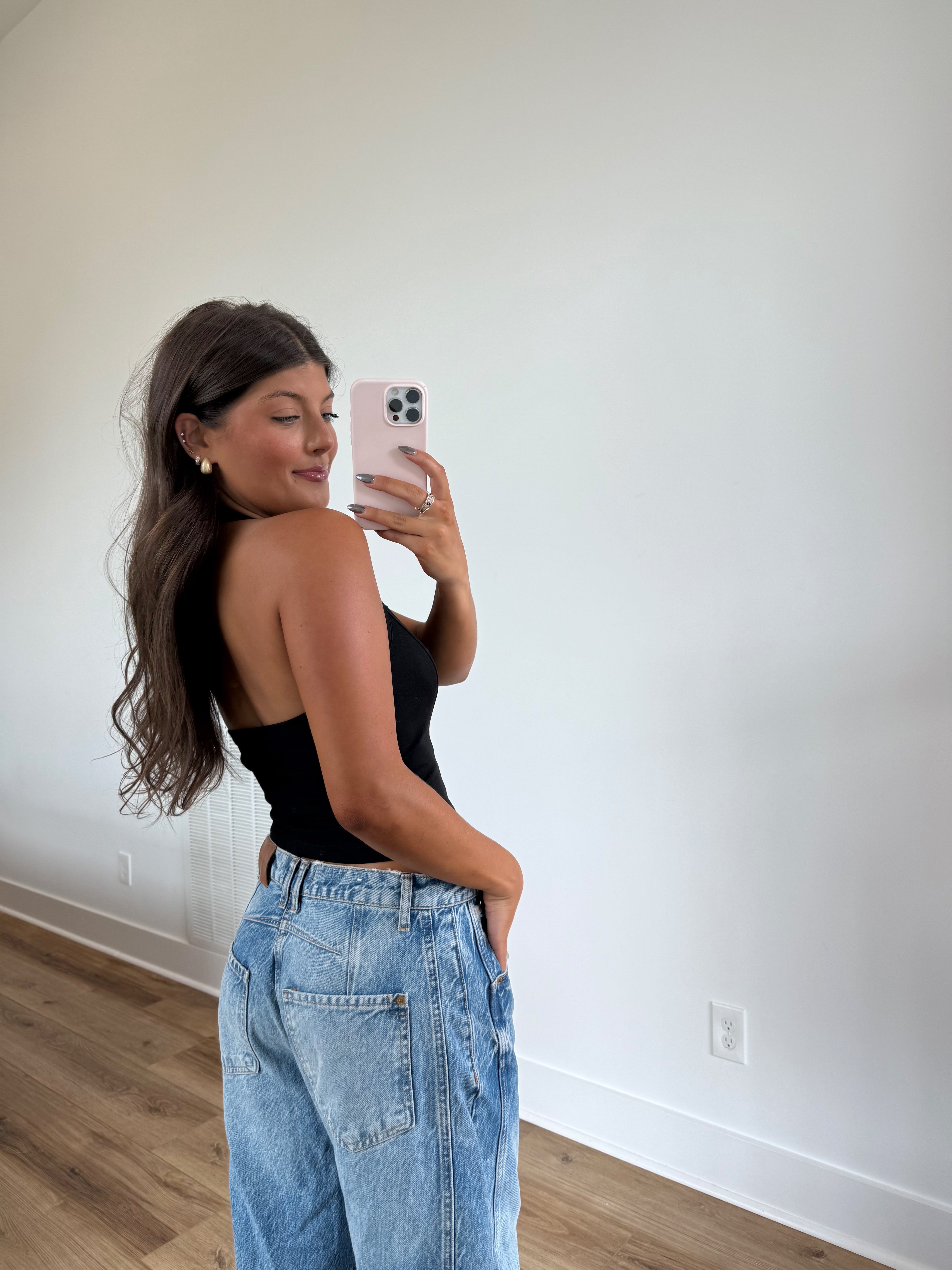 Sculpt Halter Top (Black)