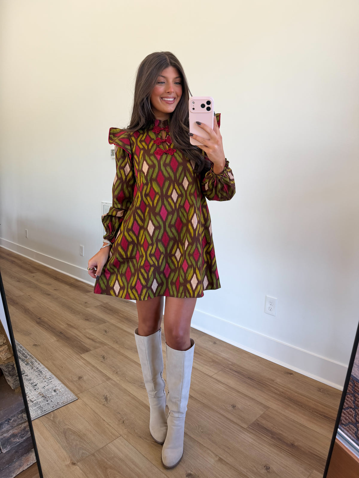 Art of Fall Mini Dress