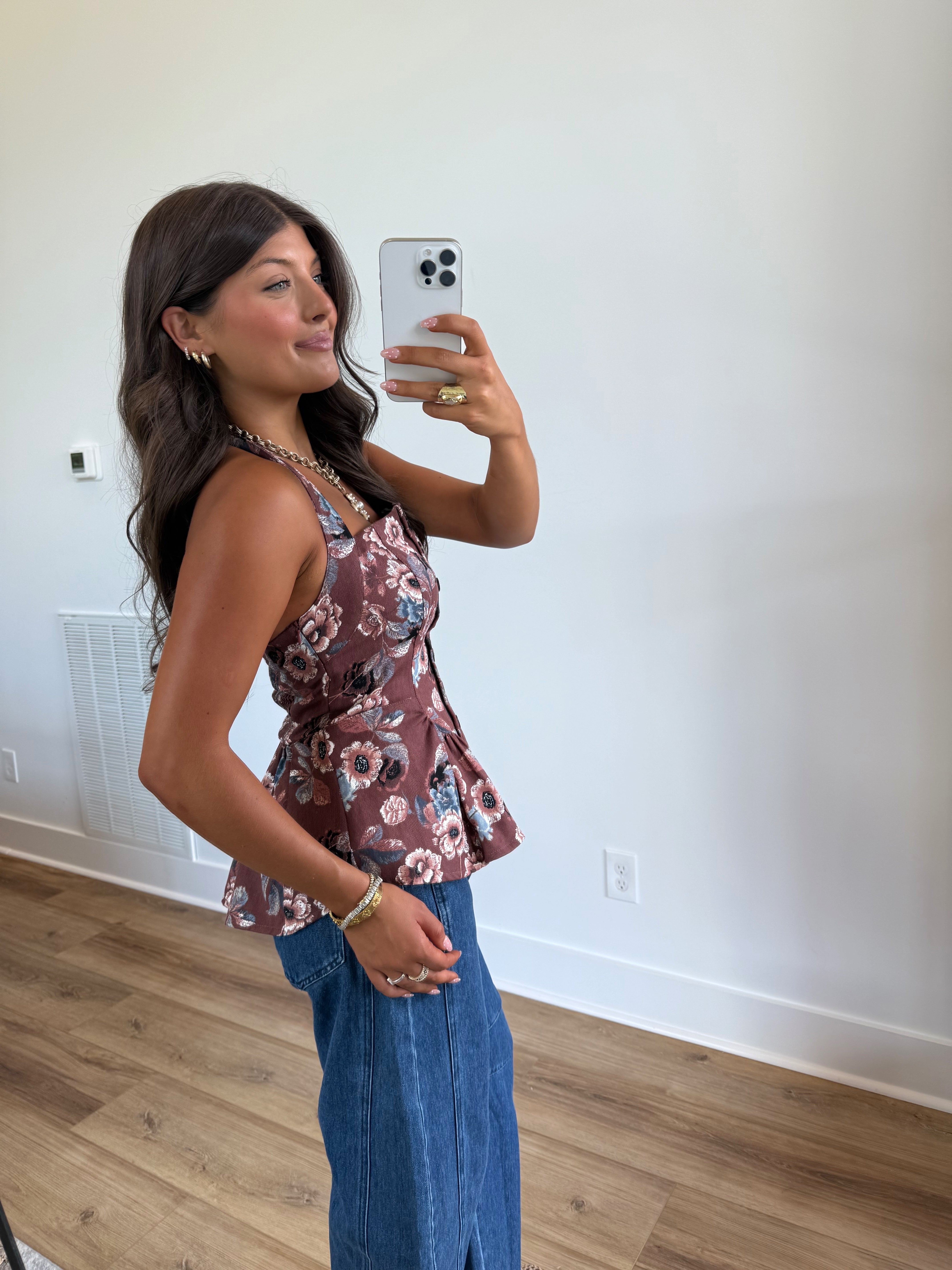 Fleur de Fall Halter Neck