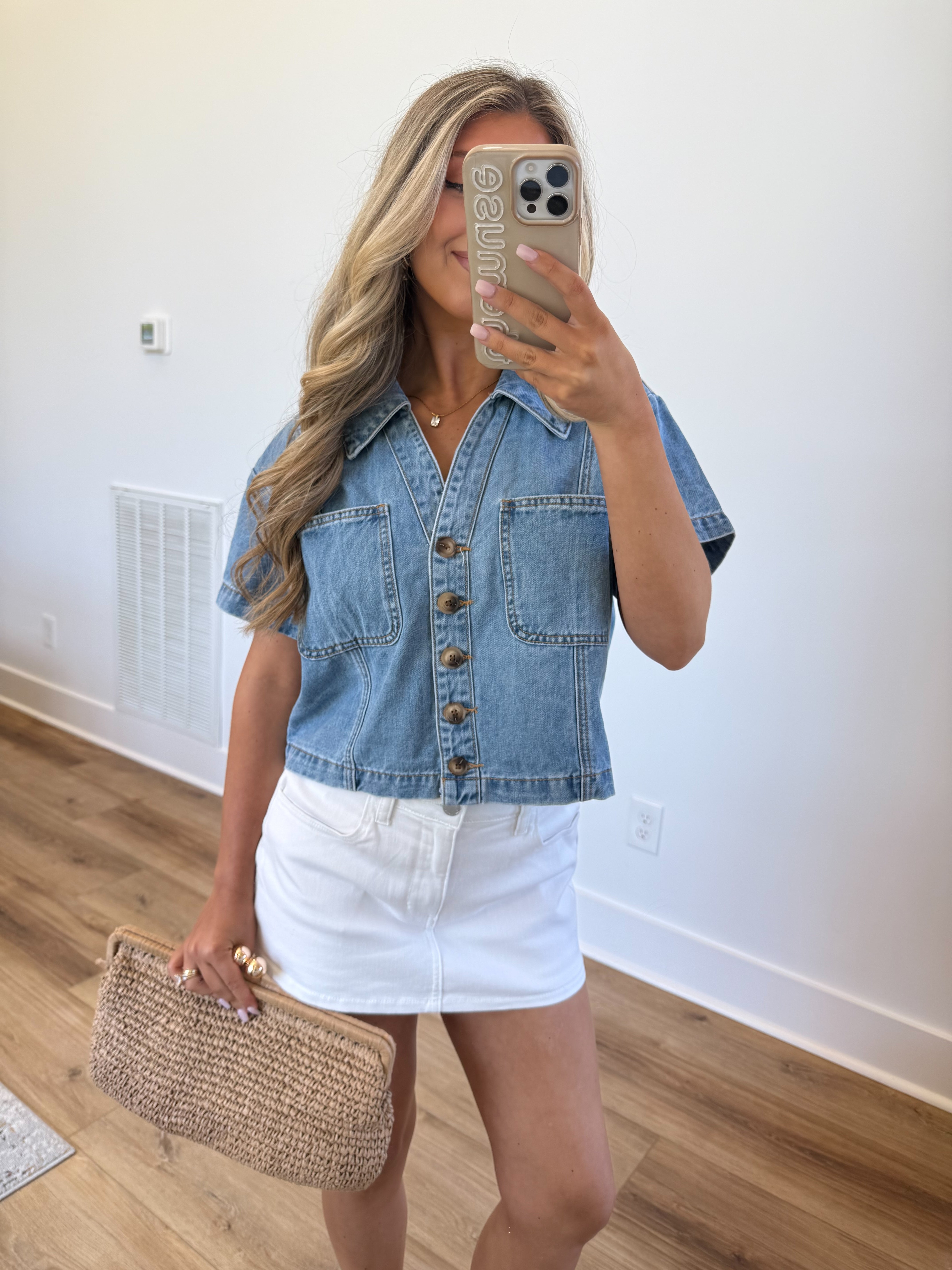 Livvy Denim Top
