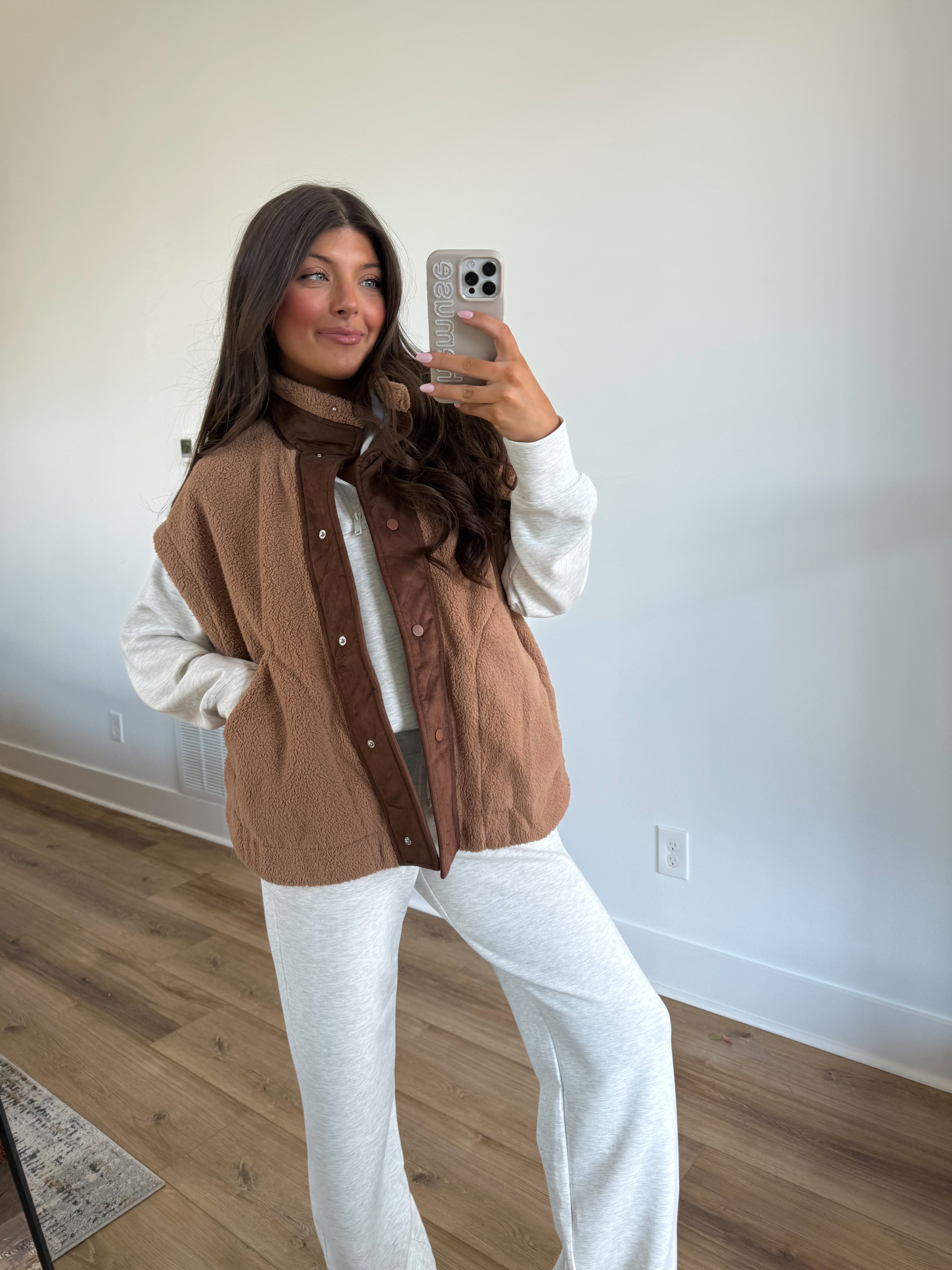 Sugar Cookie Vest (Brown)