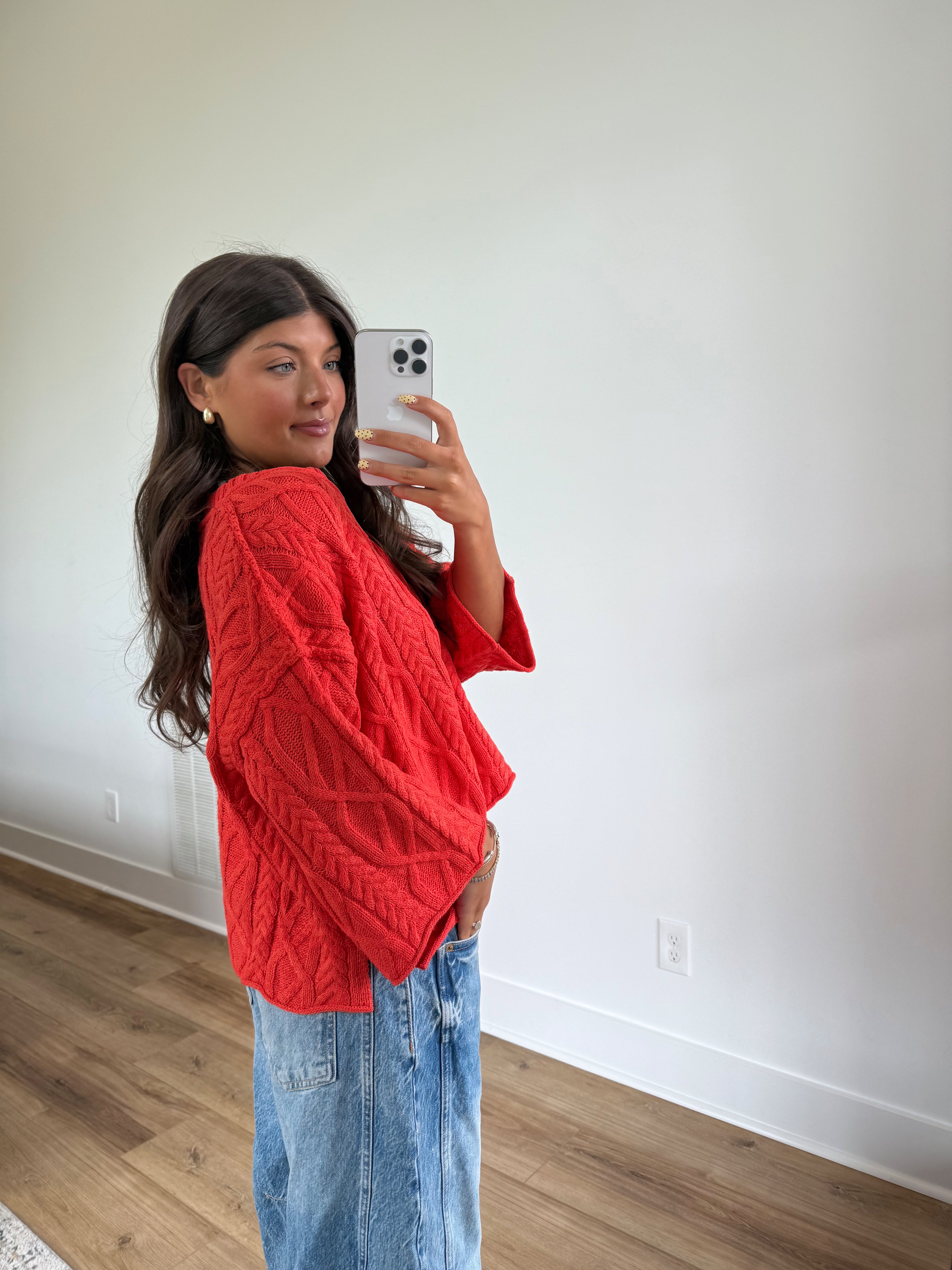 October Knit (Coral)
