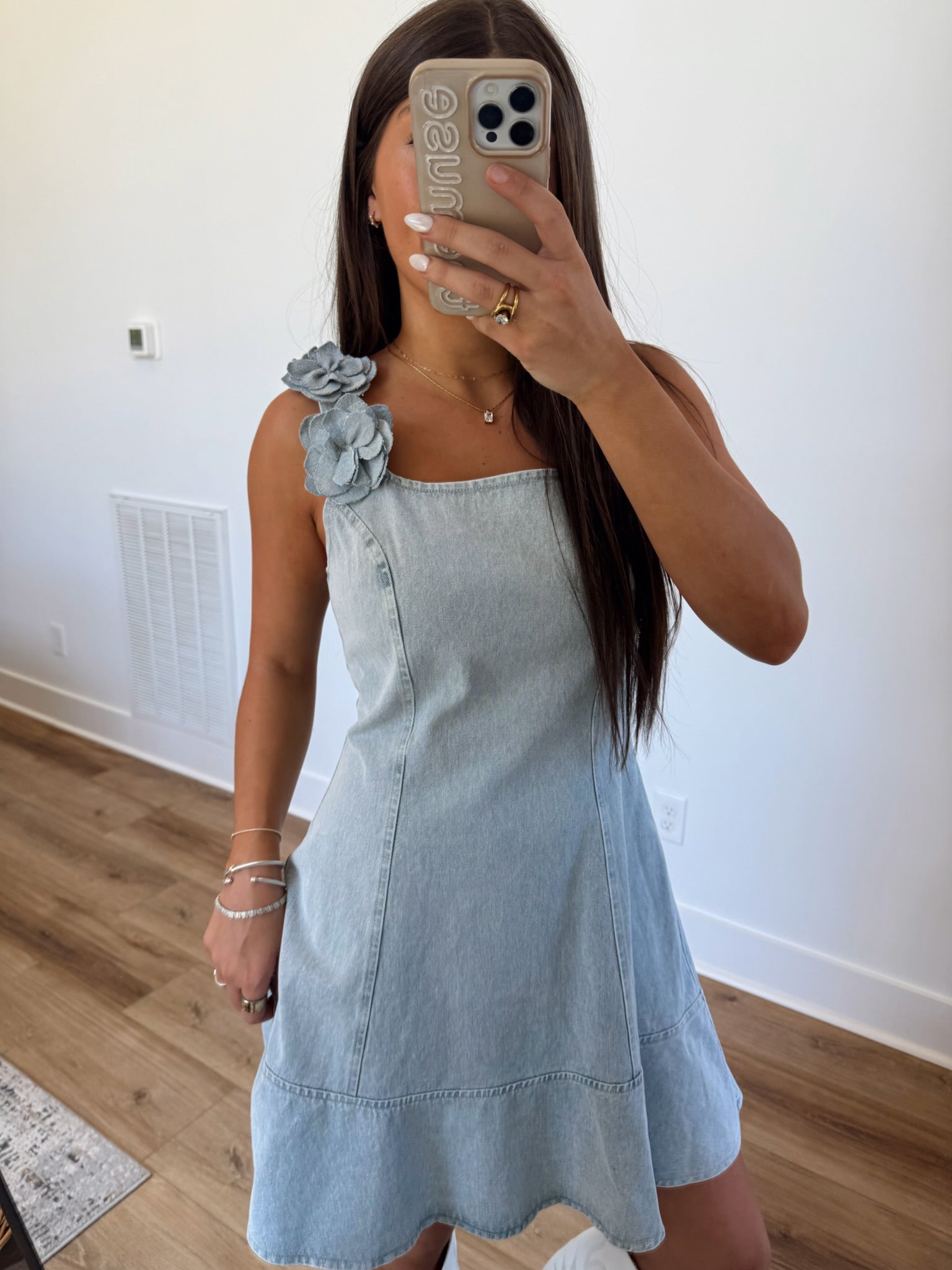 Denim Bloom Mini