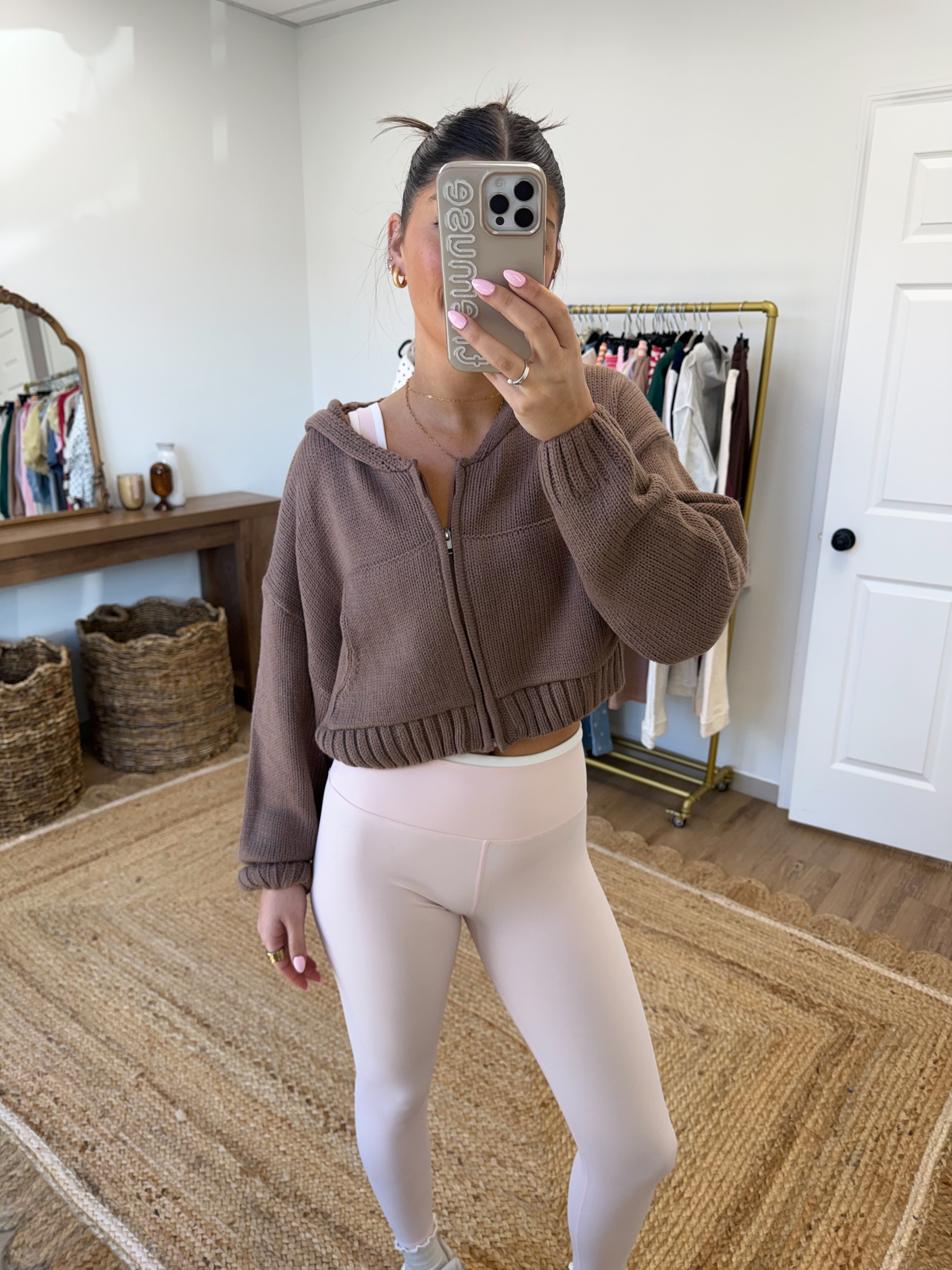 The Rowan Zip-Up (Brown)