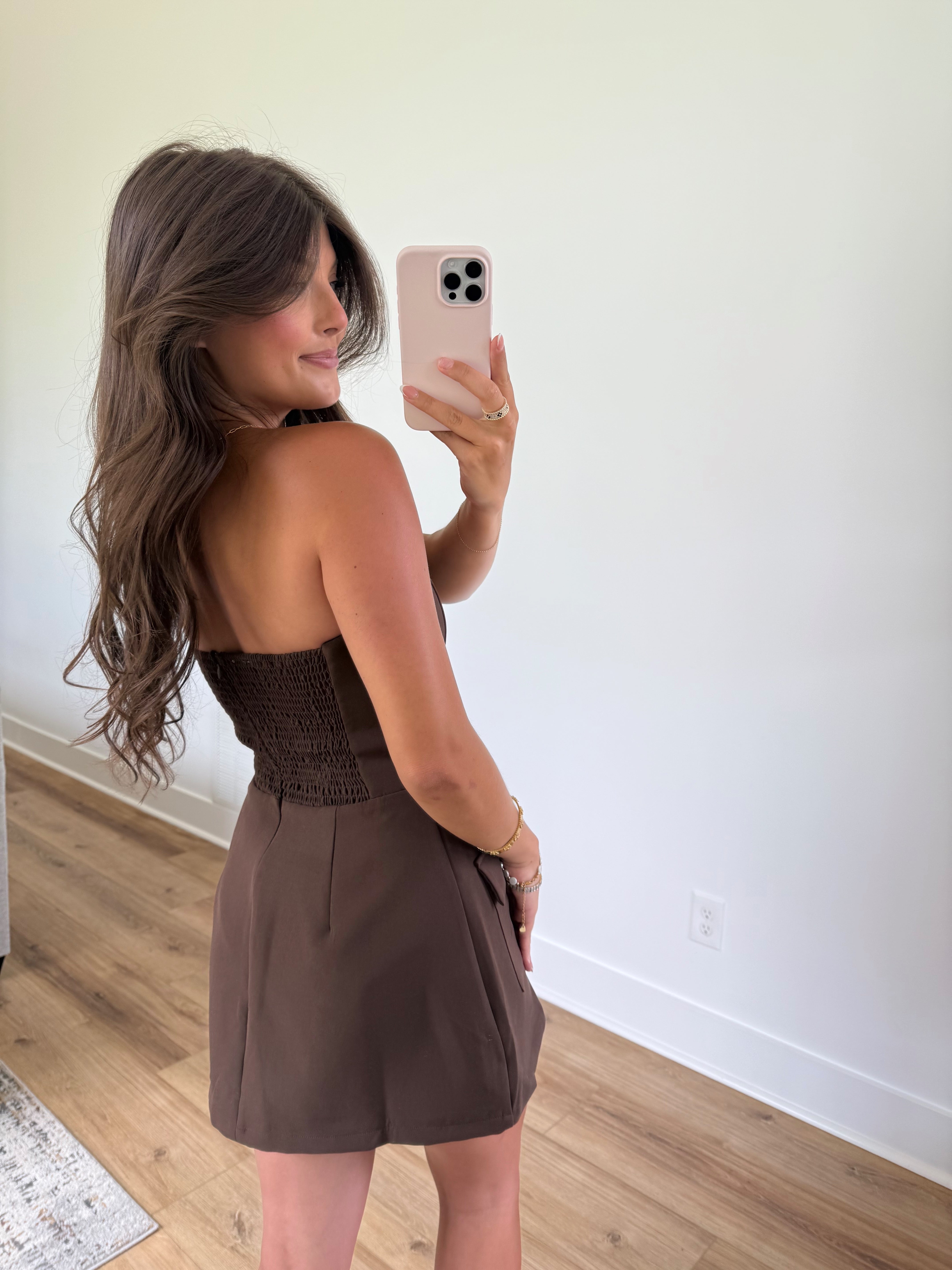 The Muse Romper (Brown) (Restock)