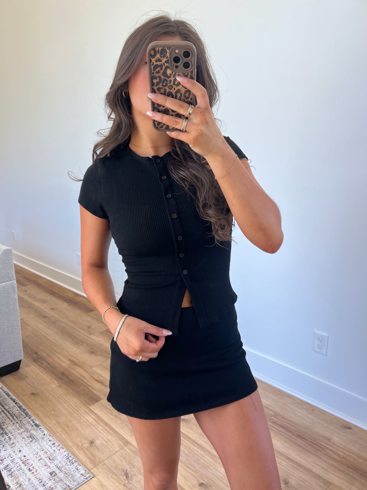 Black Lounge Skort