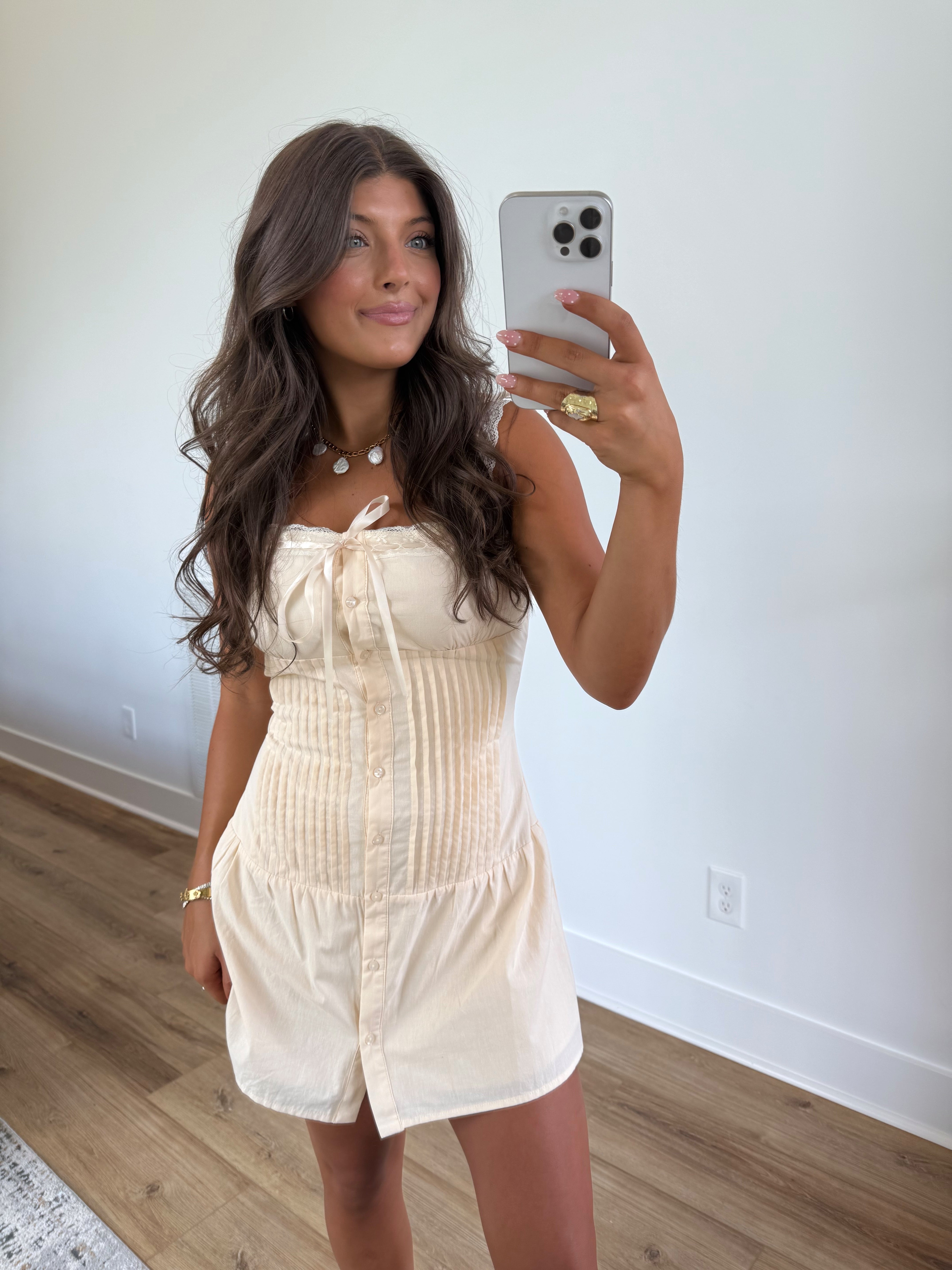 The Harvest Ribbon Mini Dress