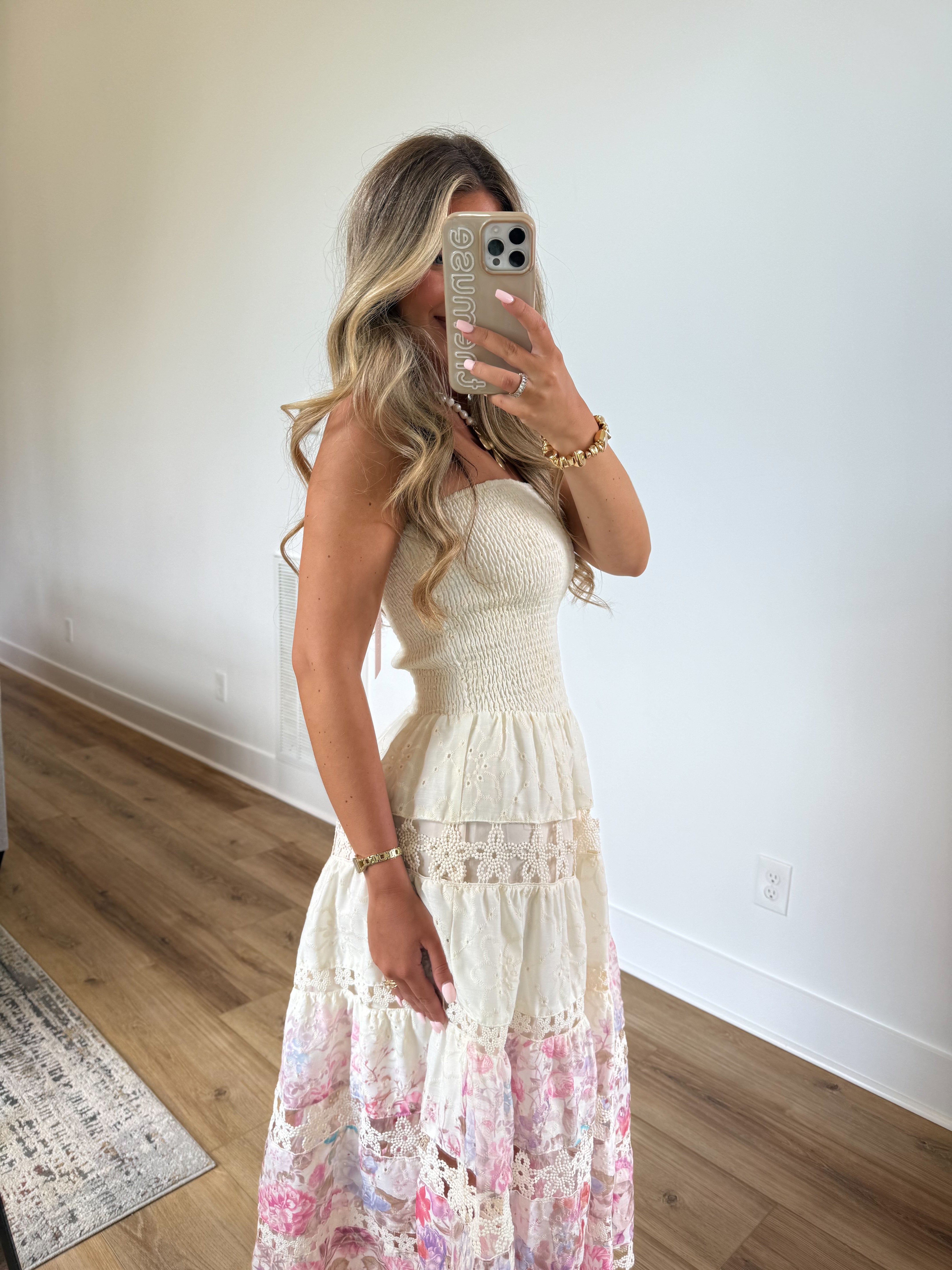 Lace Soirée Dress (Island Time)