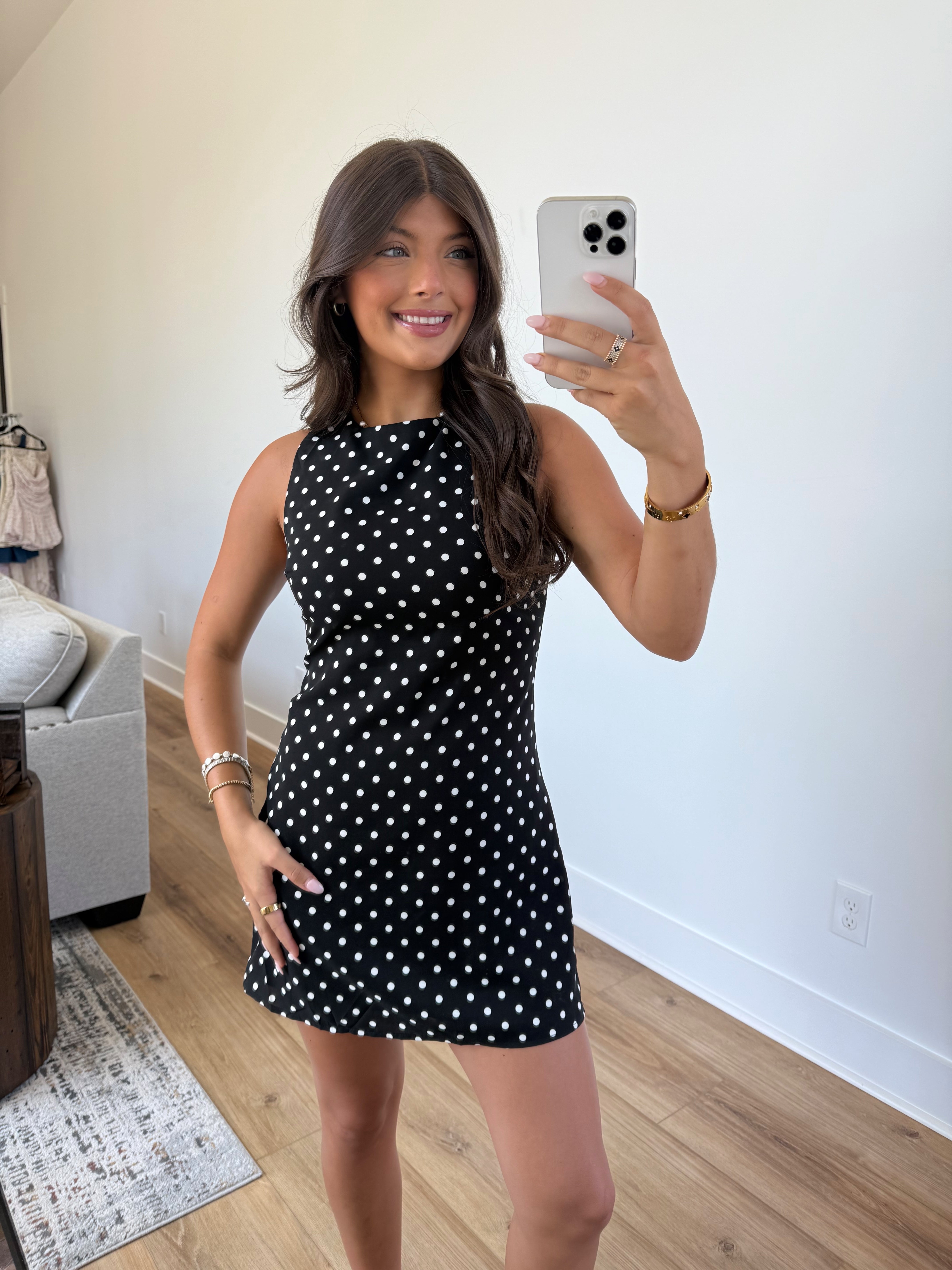 Georgia Dottie Mini Dress