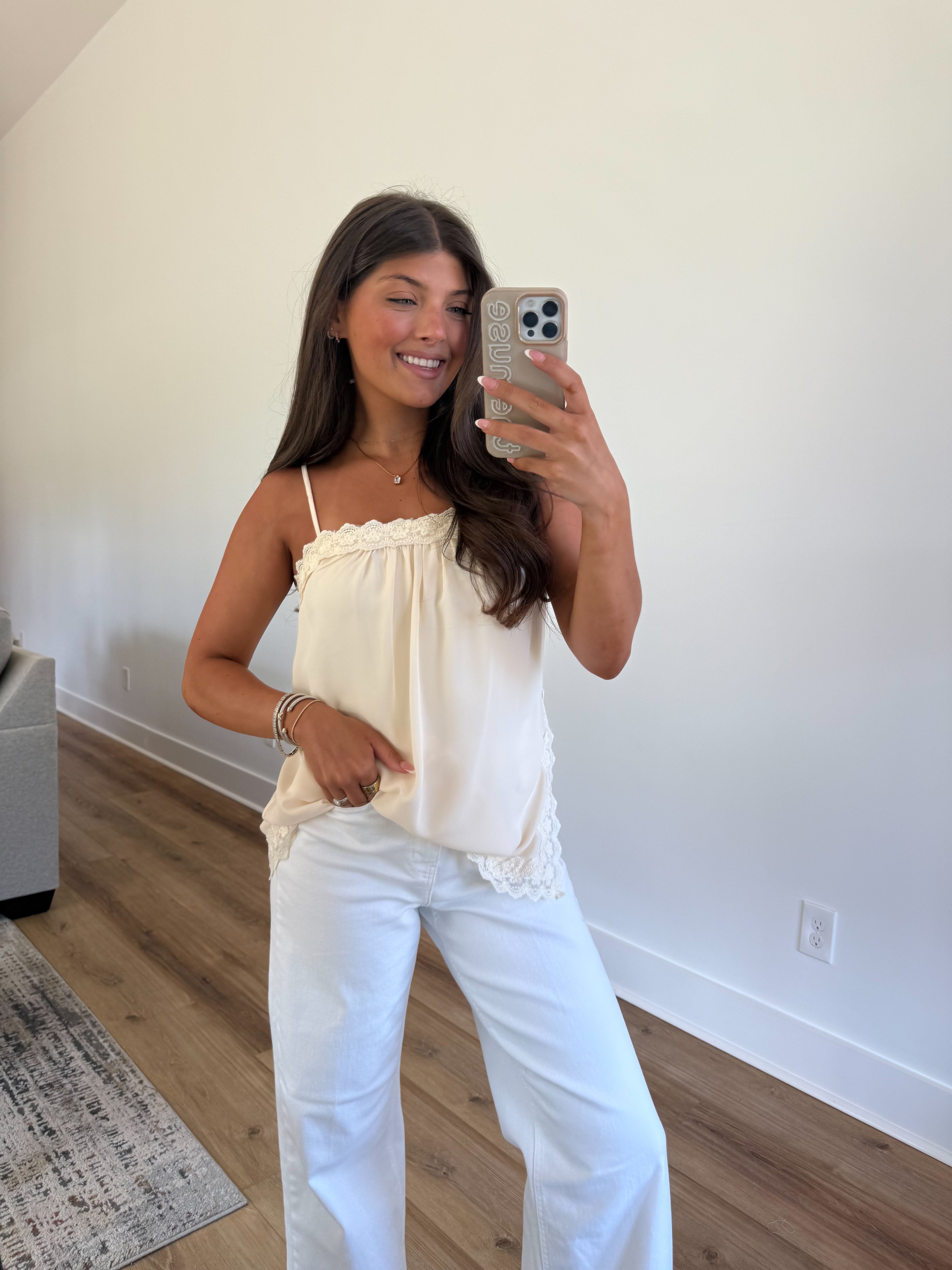 The Lace Trim Cami (PRE-ORDER (1-2 weeks)/ Restock)