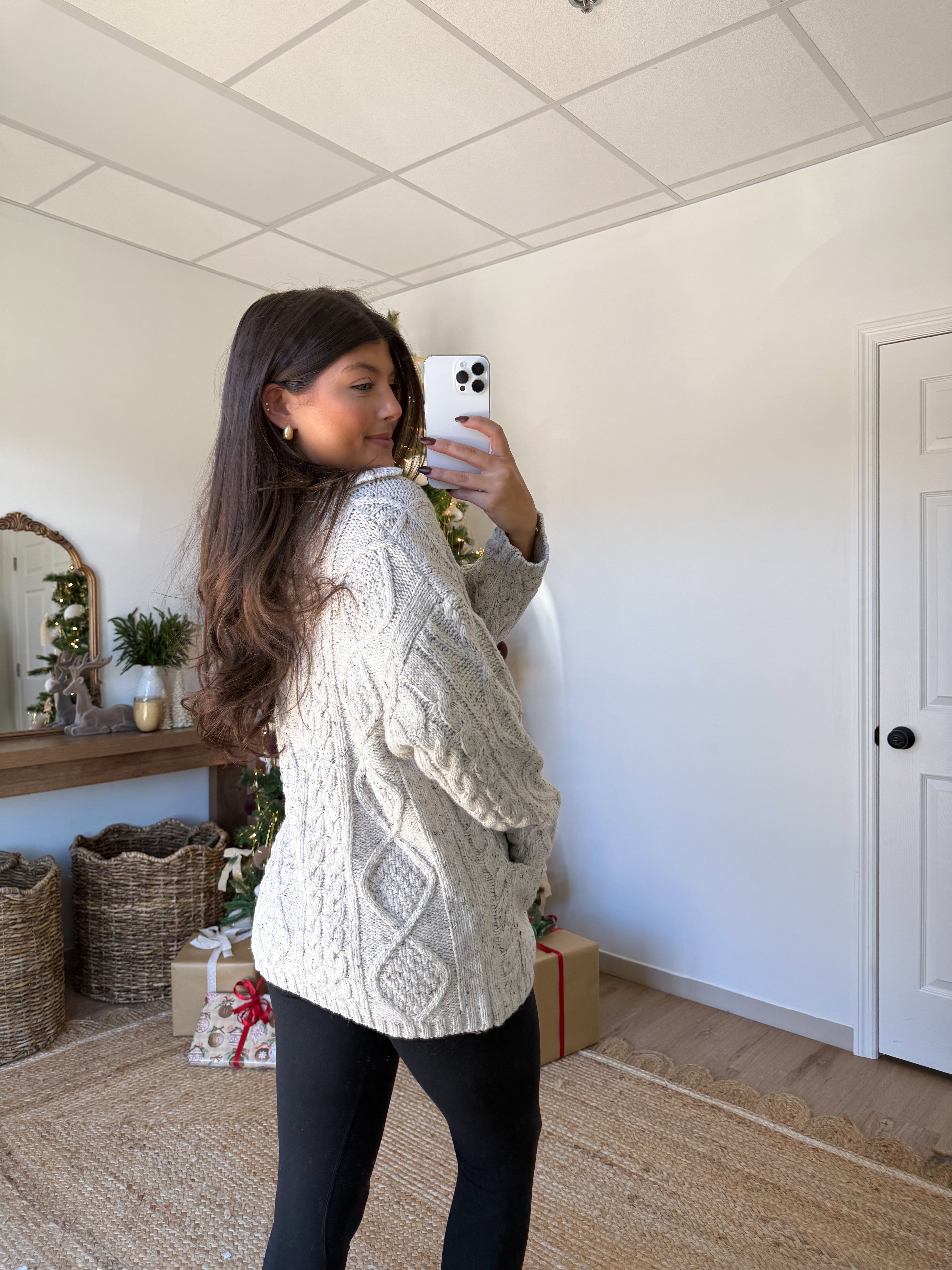 The Cozy Cottage Cable Cardigan