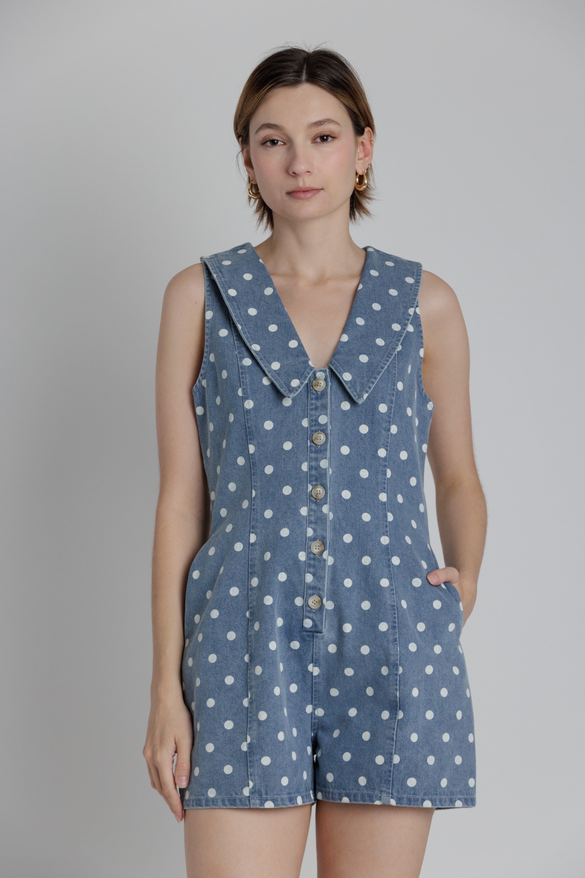 Cherry Cola Dot Romper