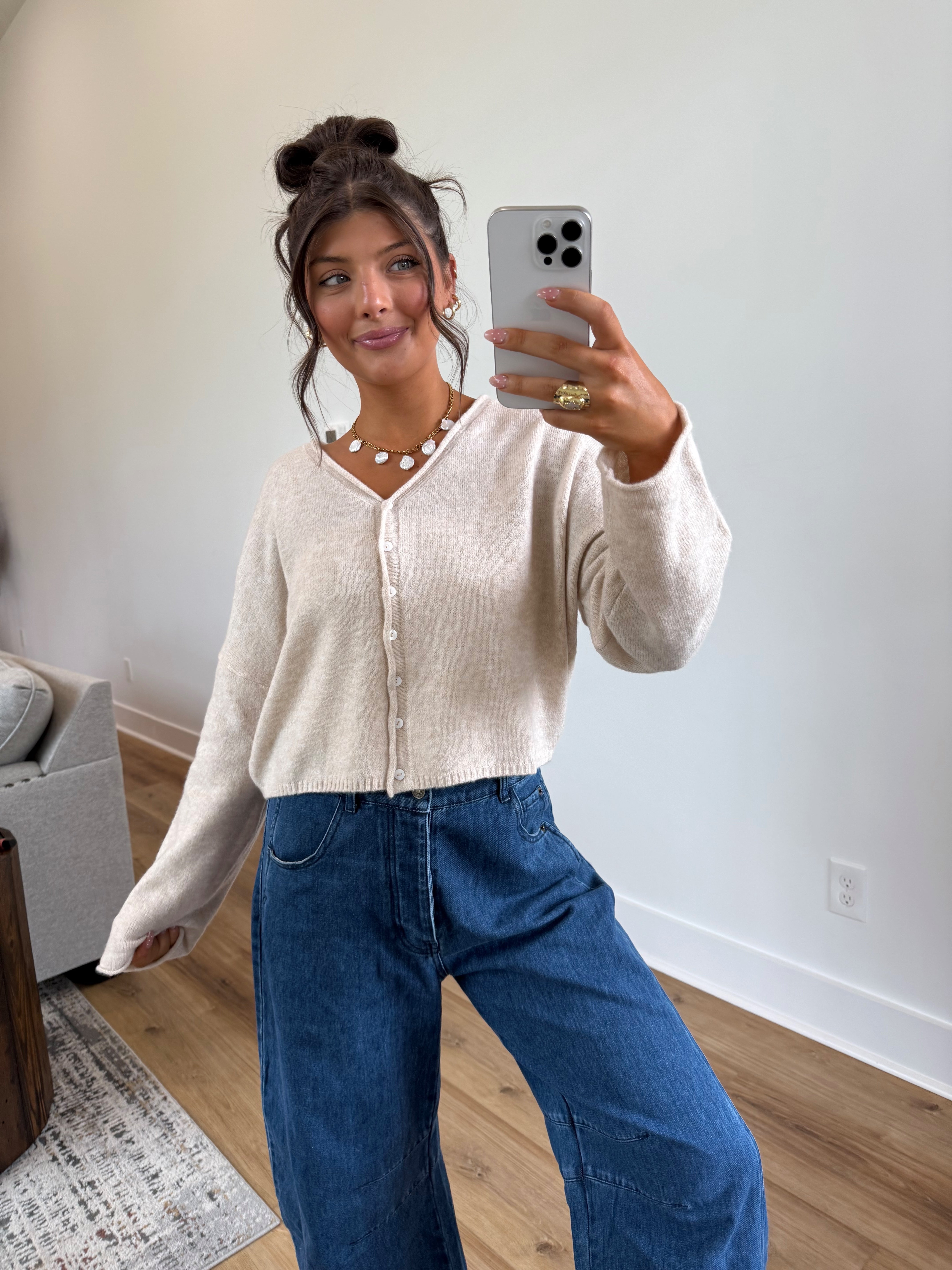 Sunday Morning V-Neck Sweater